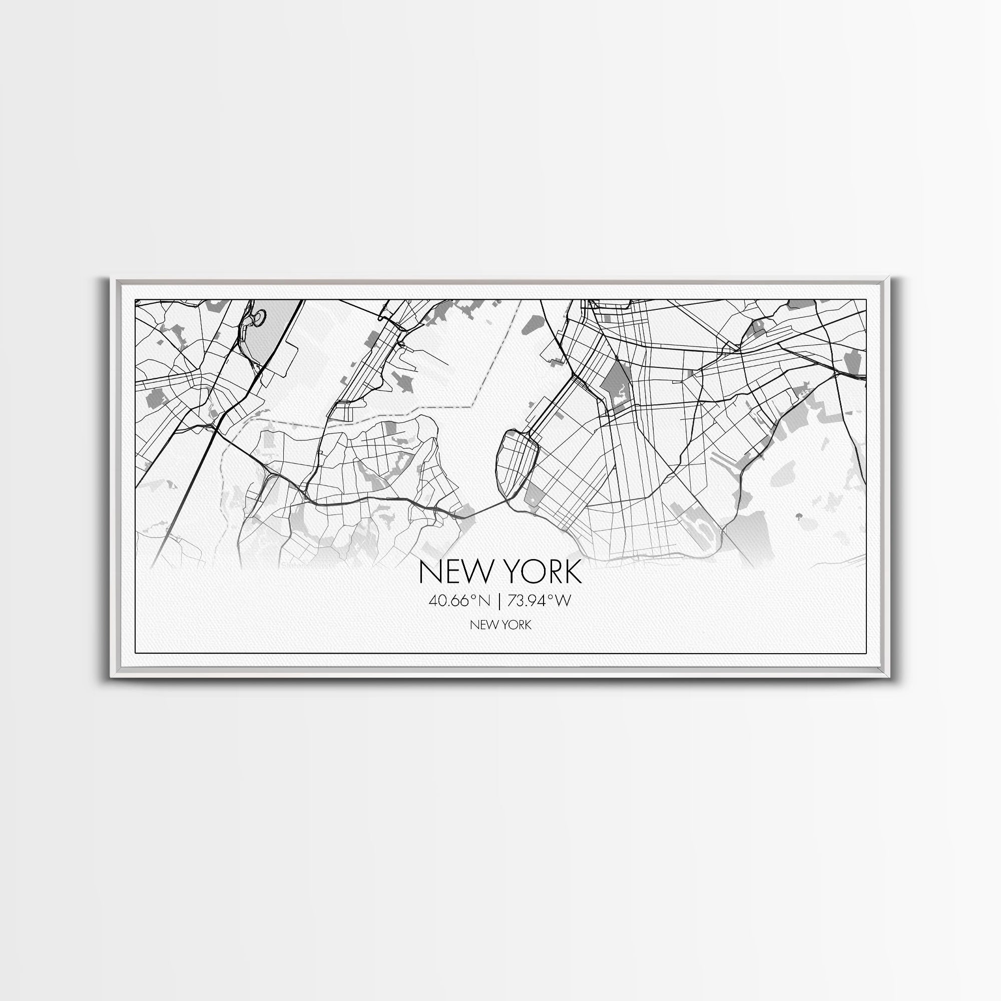 New York City Map, New York Art, Map Art, Minimalist Wall Art, Wall Art, Canvas Art, Bar Cart Wall Art, Teen Room Décor, Best Gifts For Her