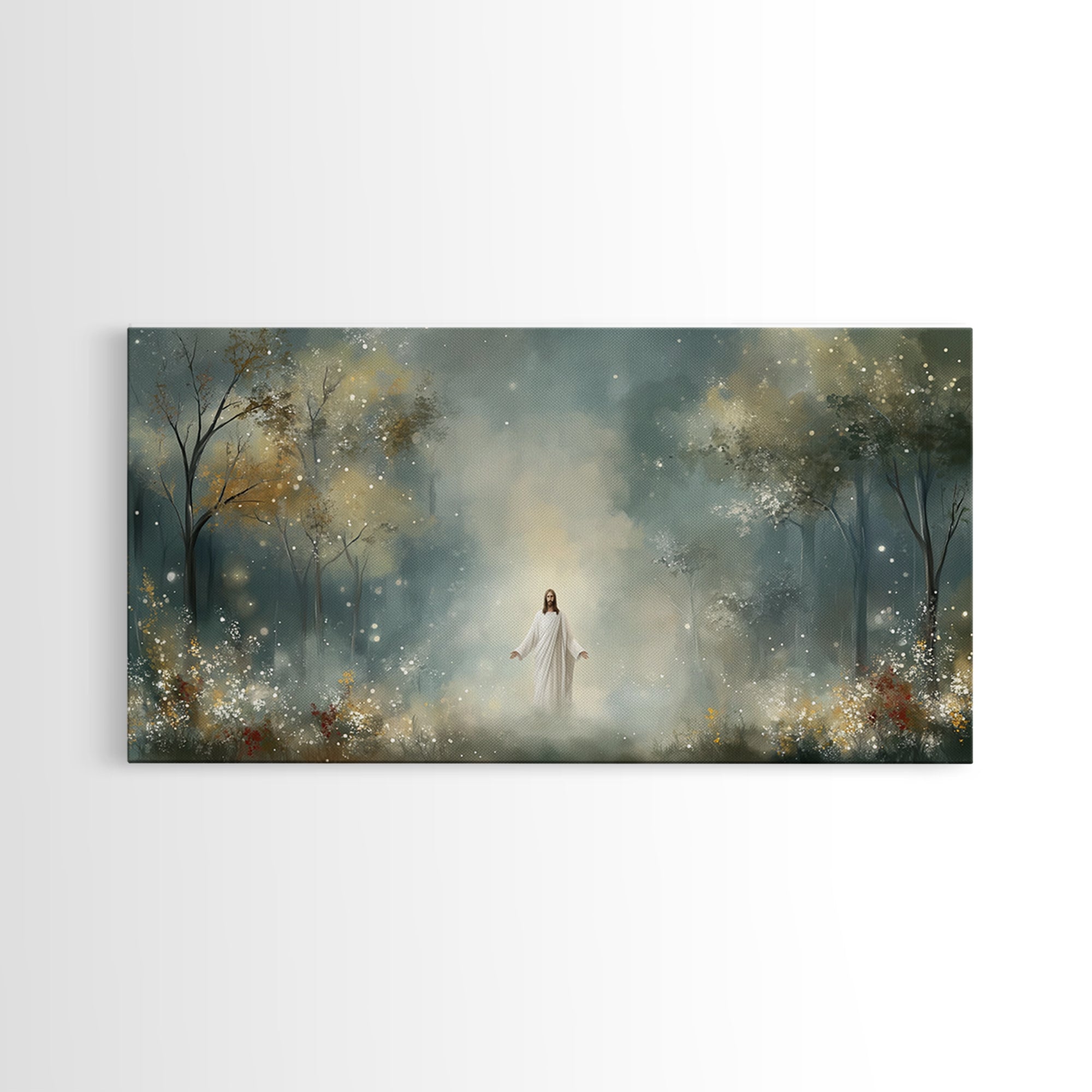 Garden of Hope – Framed Canvas Print – Christian Wall Art – Jesus Pain ...