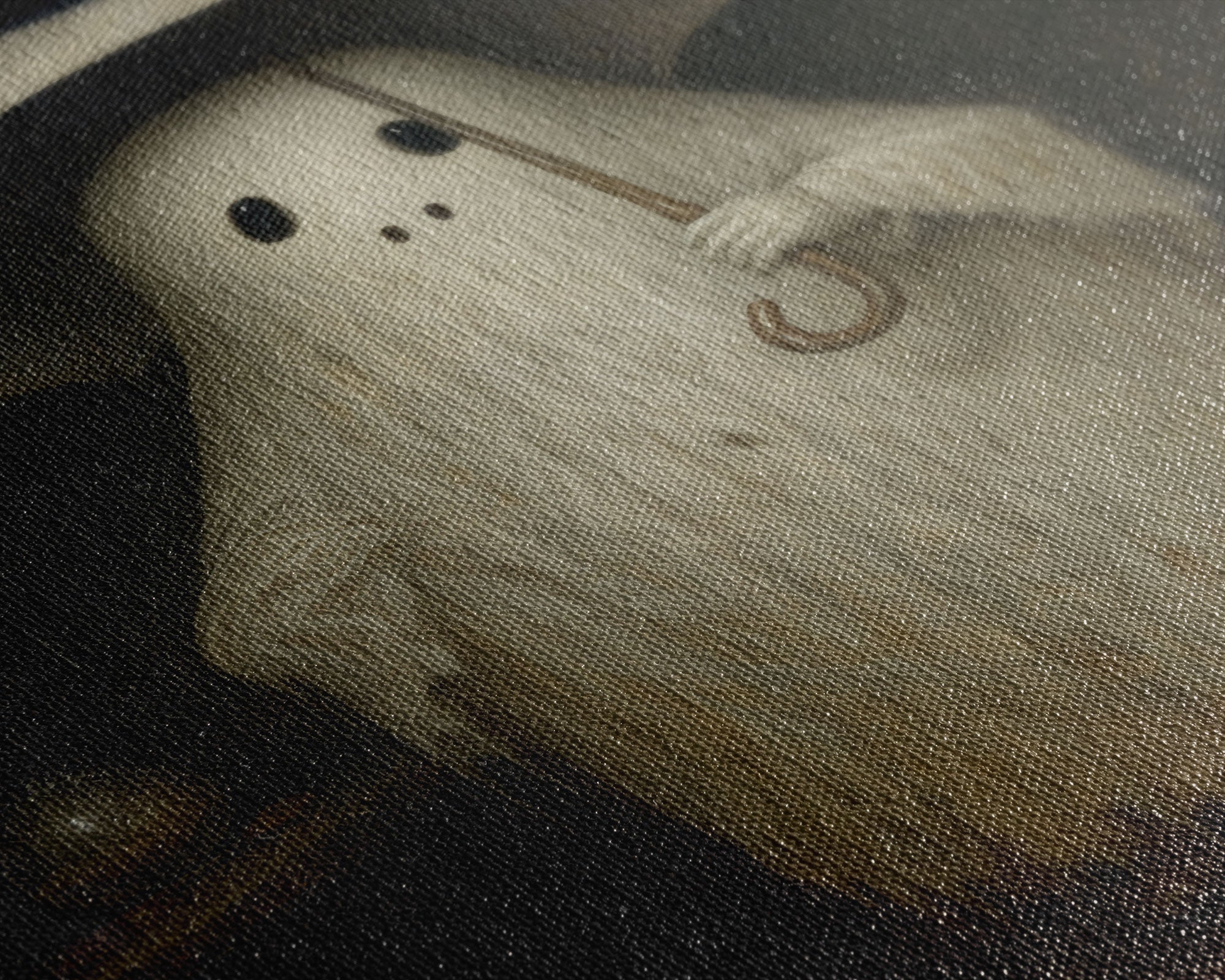 Cute Ghost Painting, Ghost In The Rain, Vintage Canvas, Art Canvas Print, Dark Academia, Haunting Ghost, Cute Halloween Decor