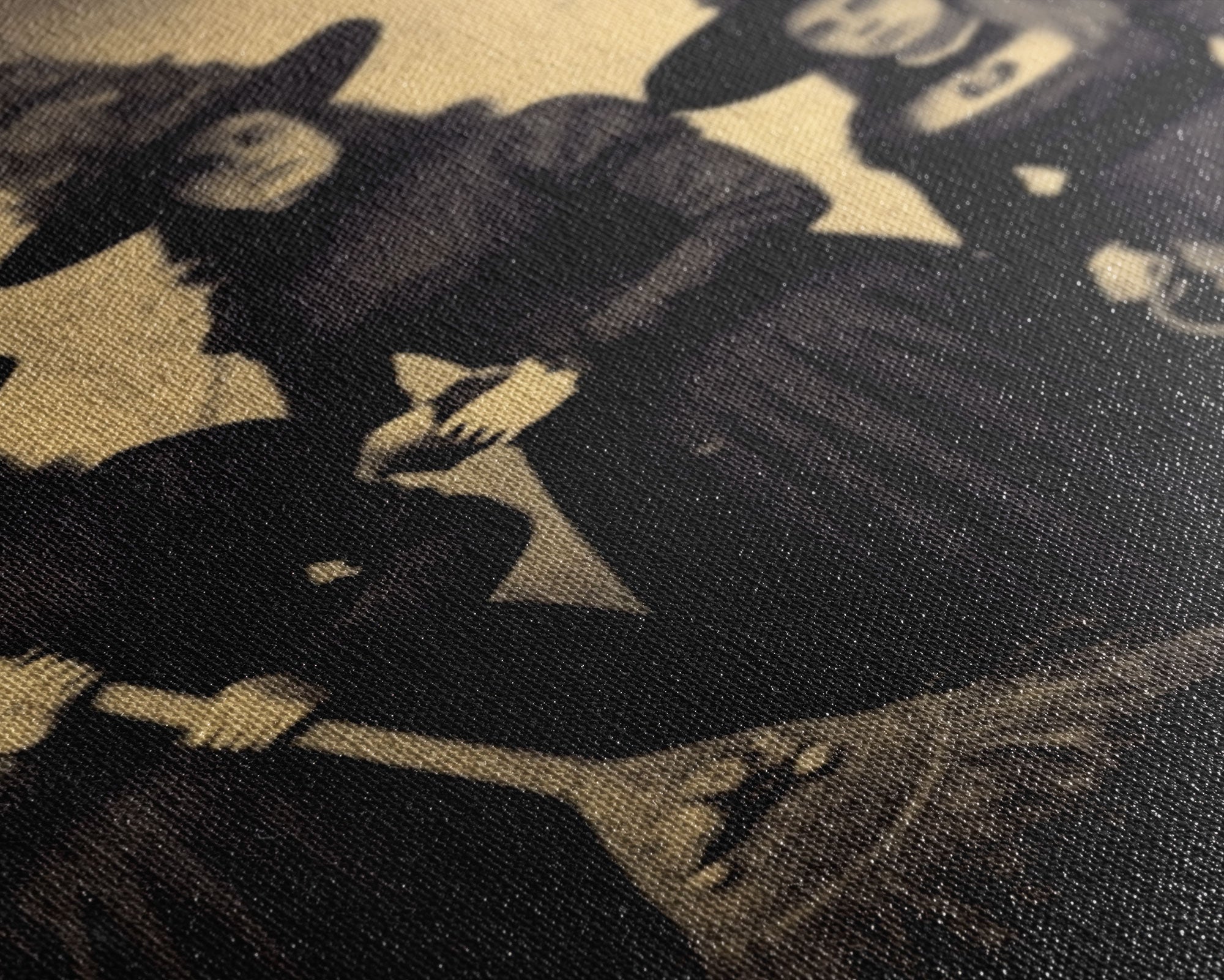 Victorian Witches, Vintage Tintype Style Photograph, Framed Canvas Print, Gothic Wall Art, Dark Academia, Witch Art