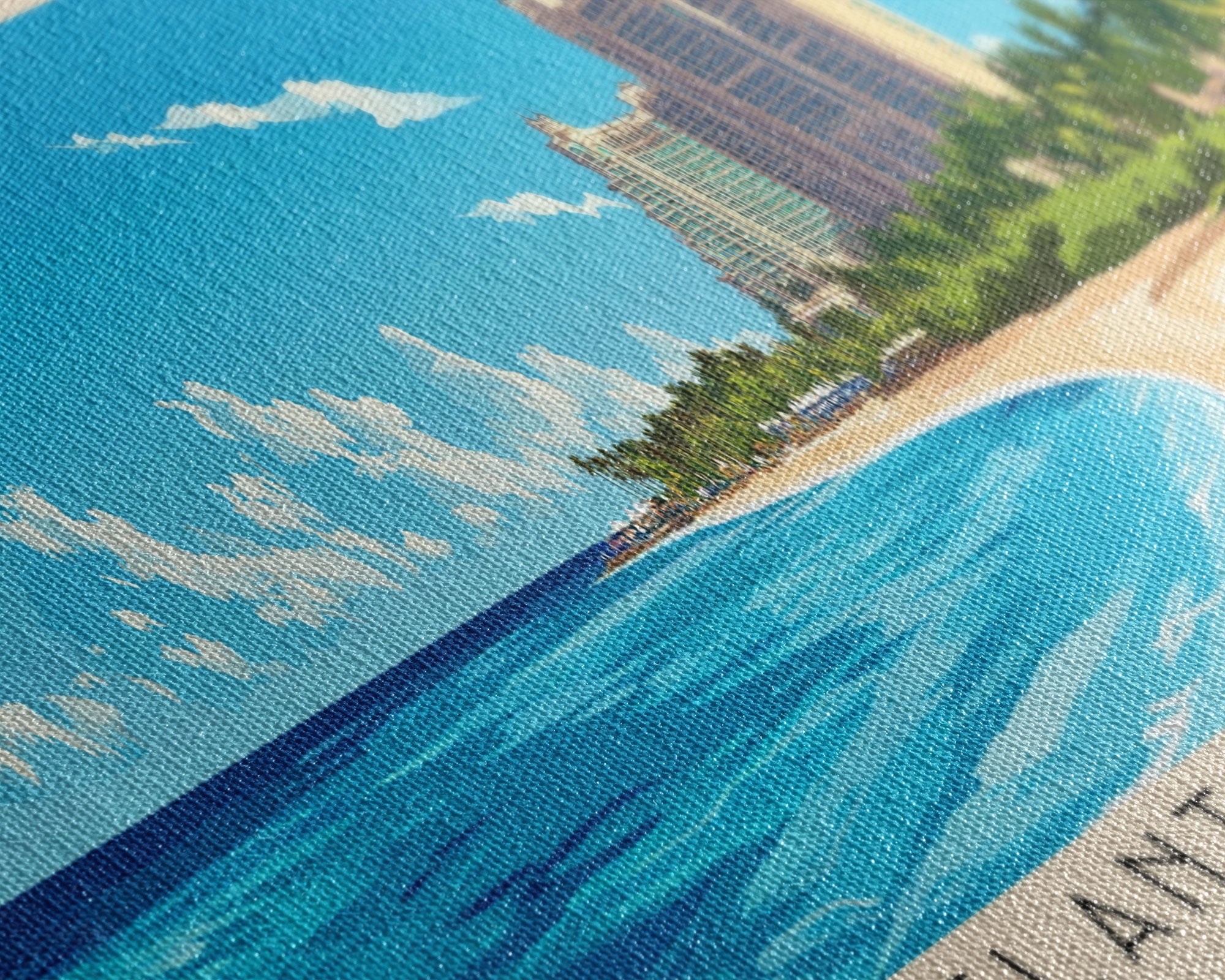 Atlantis Resort, Bahamas Panoramic Print, Vacation Gift, Bahamas Wall Art, Vacation Wall Art, Vacatation Memories, Beach Decor, Beach Or Lakehouse Art