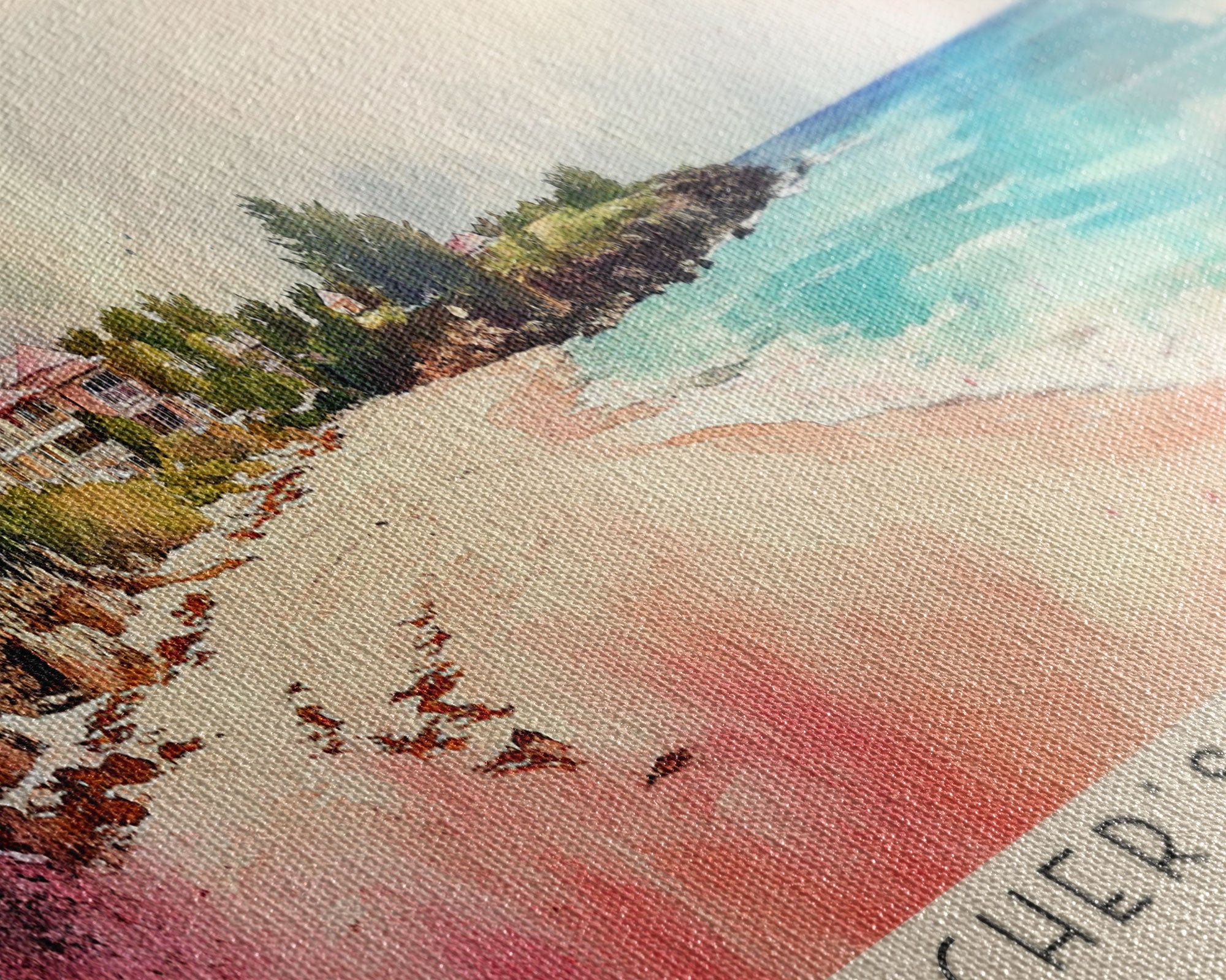 Archer’s Bay Beach, Barbados Watercolor Print, Vacation Gift, Barbados Wall Art, Vacation Wall Art, Vacatation Memories, Beach Decor, Beach Or Lakehouse Art