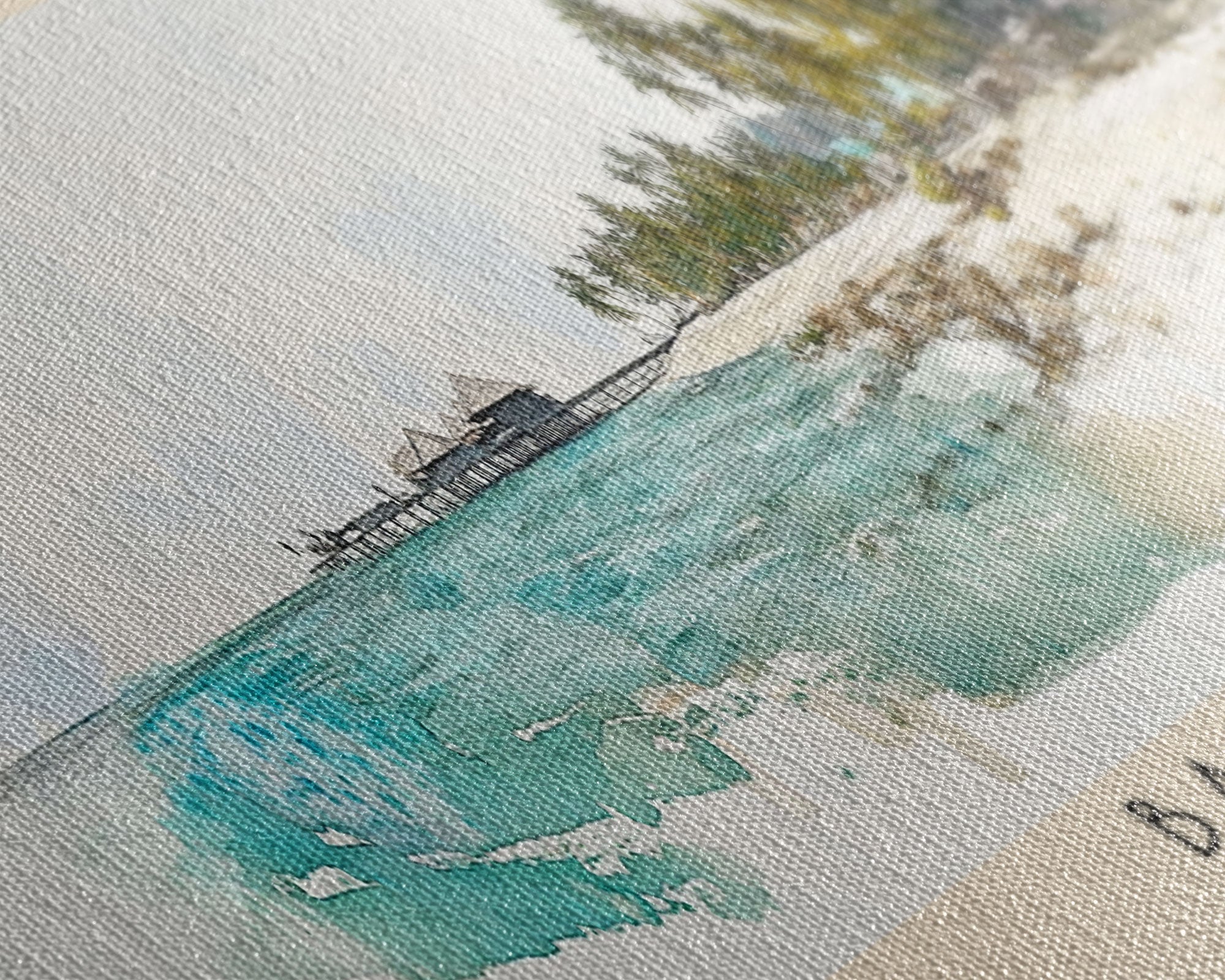 Baros, Maldives Watercolor Print, Vacation Gift, Maldives Wall Art, Vacation Wall Art, Vacatation Memories, Beach Decor, Beach Or Lakehouse Art