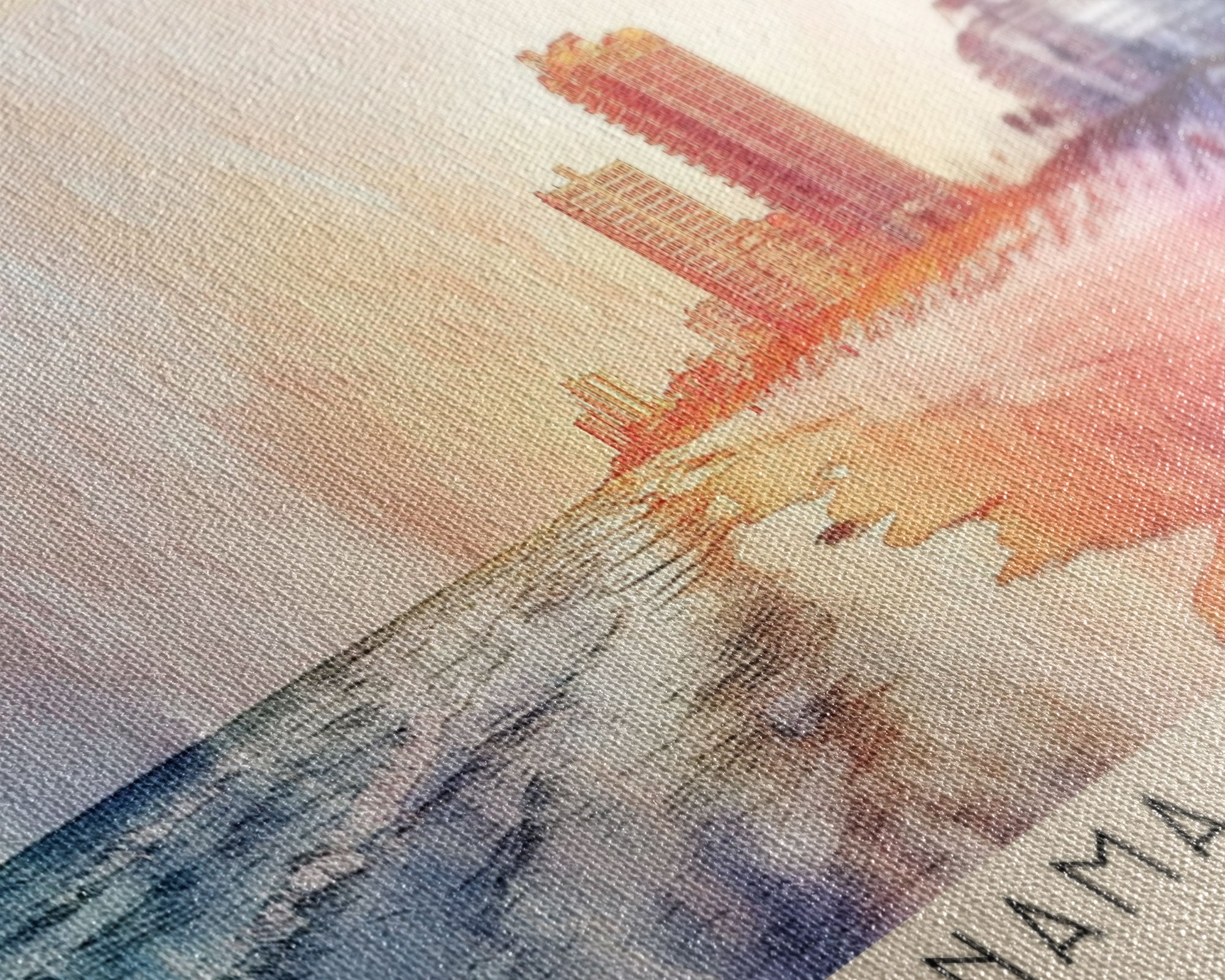 Panama City Beach, Florida Watercolor Print, Vacation Gift, Florida Wall Art, Vacation Wall Art, Vacatation Memories, Beach Decor, Beach Or Lakehouse Art