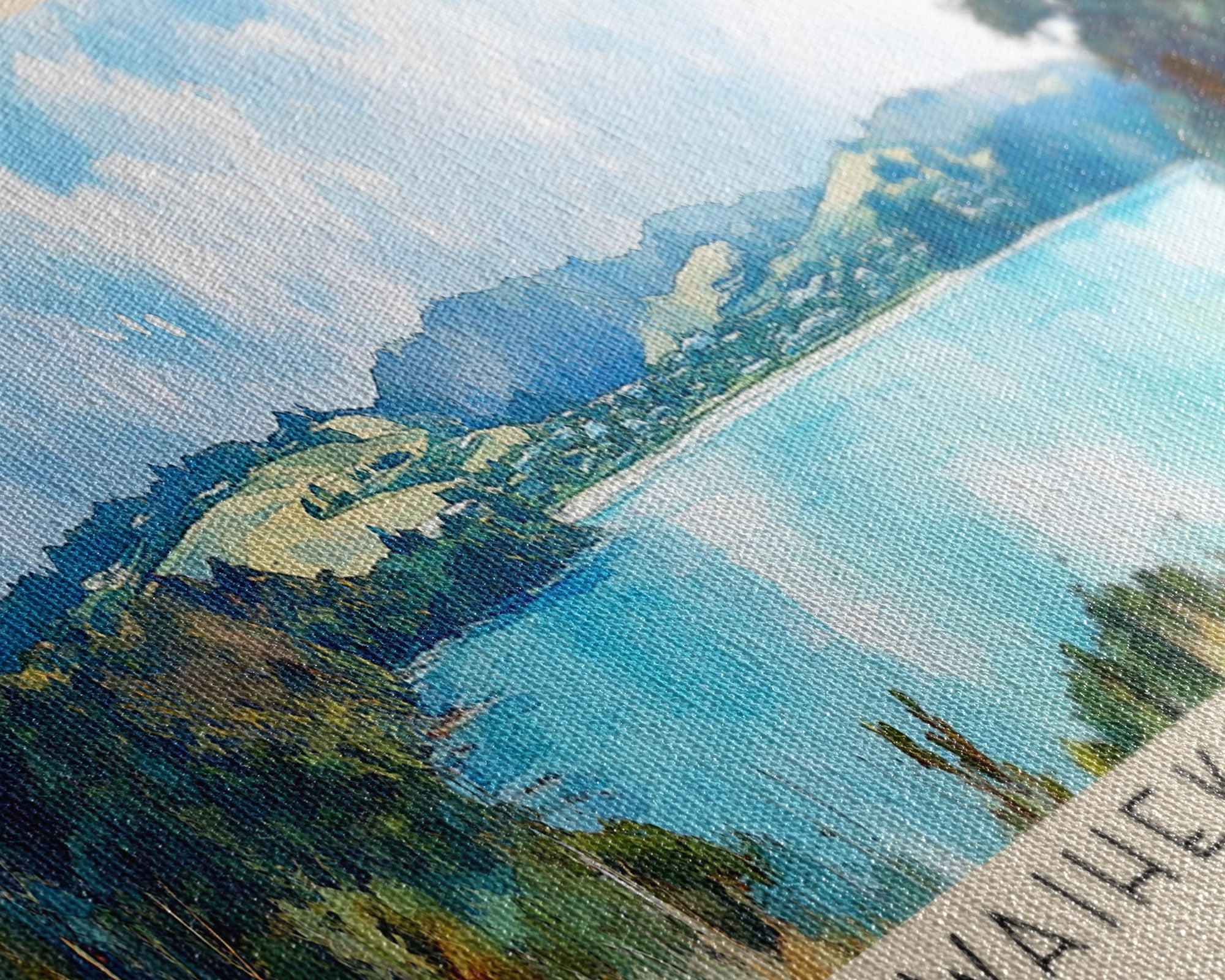 Waiheke Island, New Zealand Watercolor Print, Vacation Gift, New Zealand Wall Art, Vacation Wall Art, Vacatation Memories, Beach Decor, Beach Or Lakehouse Art