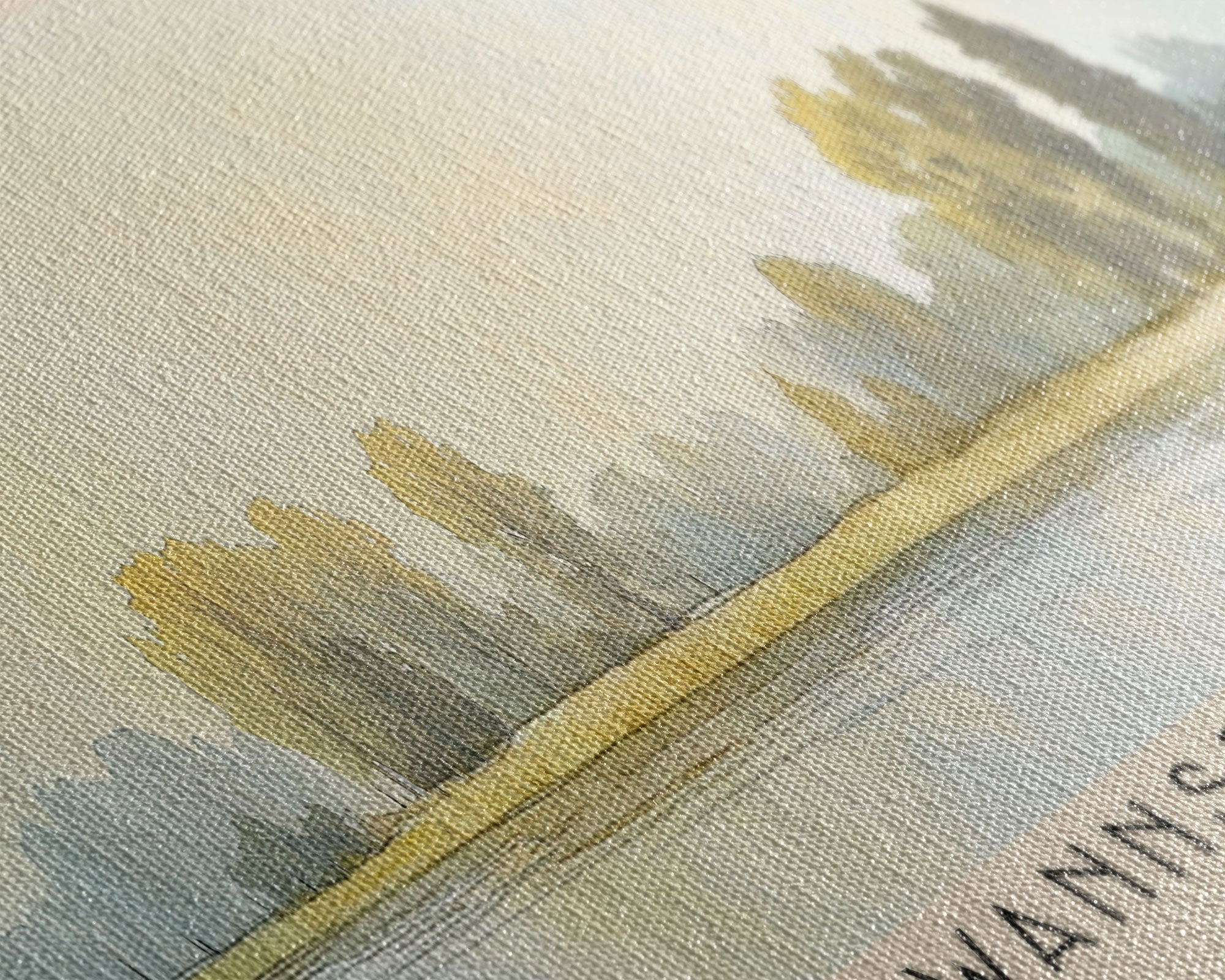 Wannsee Beach, Germany Watercolor Print, Vacation Gift, Germany Wall Art, Beach Painting, Beach Decor, Beach Or Lakehouse Art