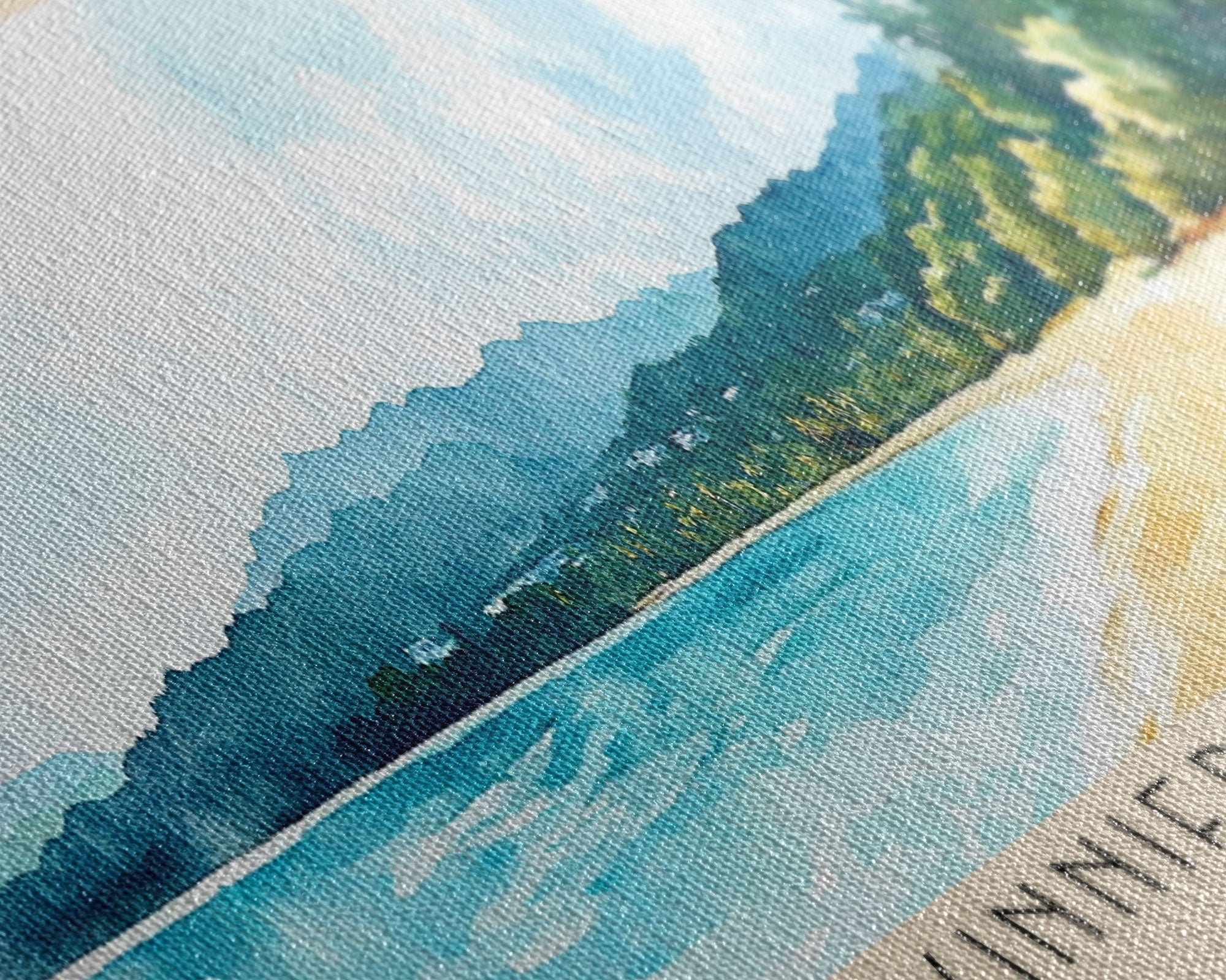 Winnifred Beach, Jamaica Watercolor Print, Vacation Gift, Jamaica Wall Art, Vacation Wall Art, Vacatation Memories, Beach Decor, Beach Or Lakehouse Art