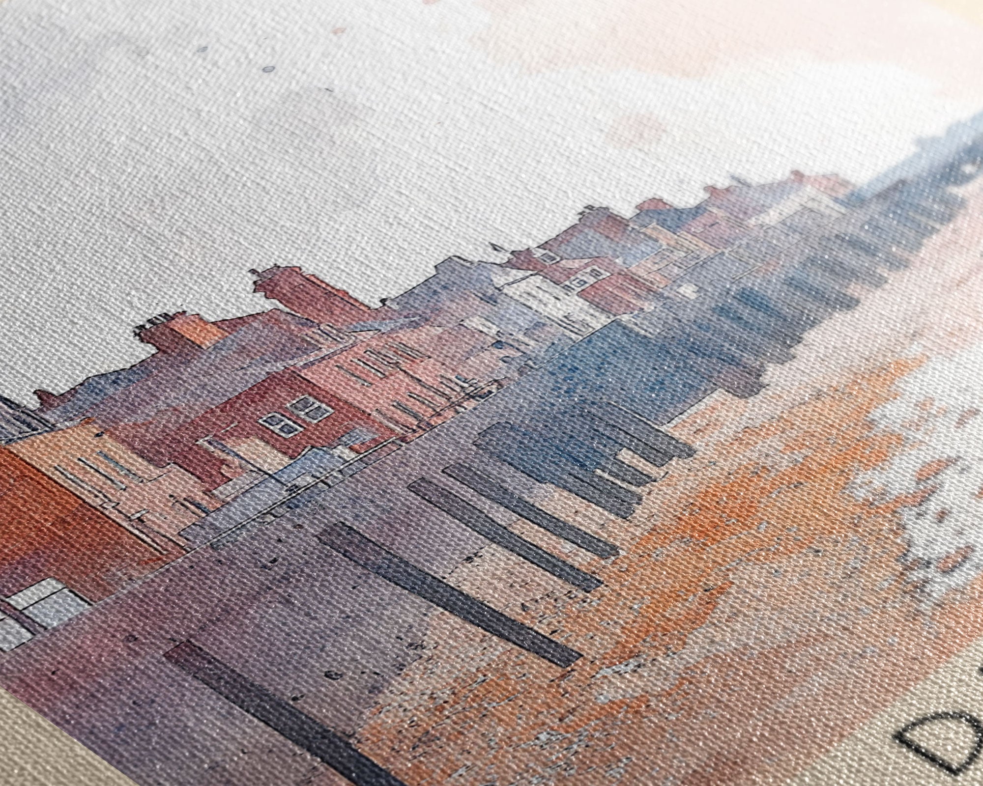Aldeburgh, United Kingdom Watercolor Print, Vacation Gift, United Kingdom Wall Art, Vacation Wall Art, Vacatation Memories, Beach Decor, Beach Or Lakehouse Art