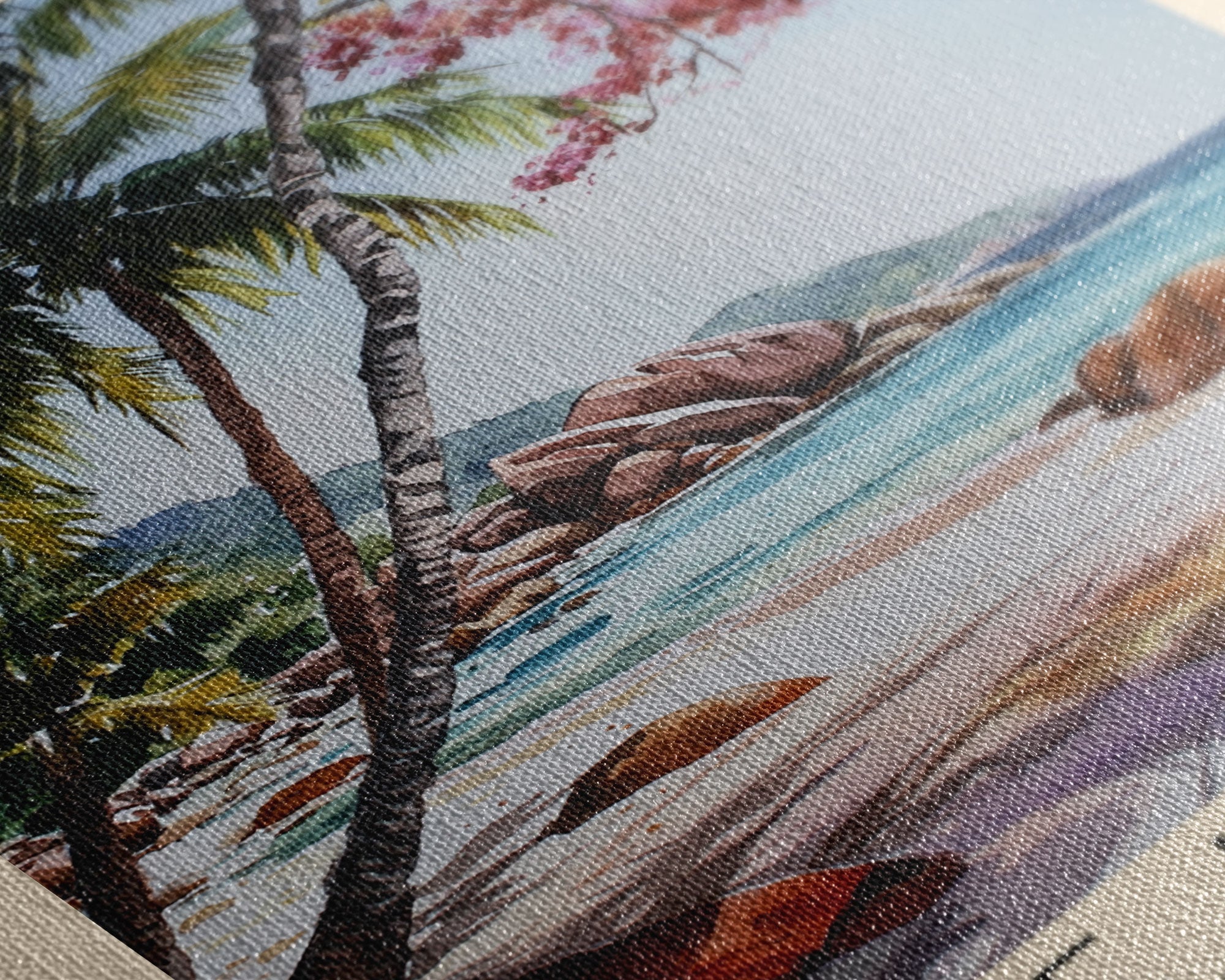 Anse La Passe, Seychelles Watercolor Print, Vacation Gift, Seychelles Wall Art, Beach Painting, Beach Decor, Beach Or Lakehouse Art