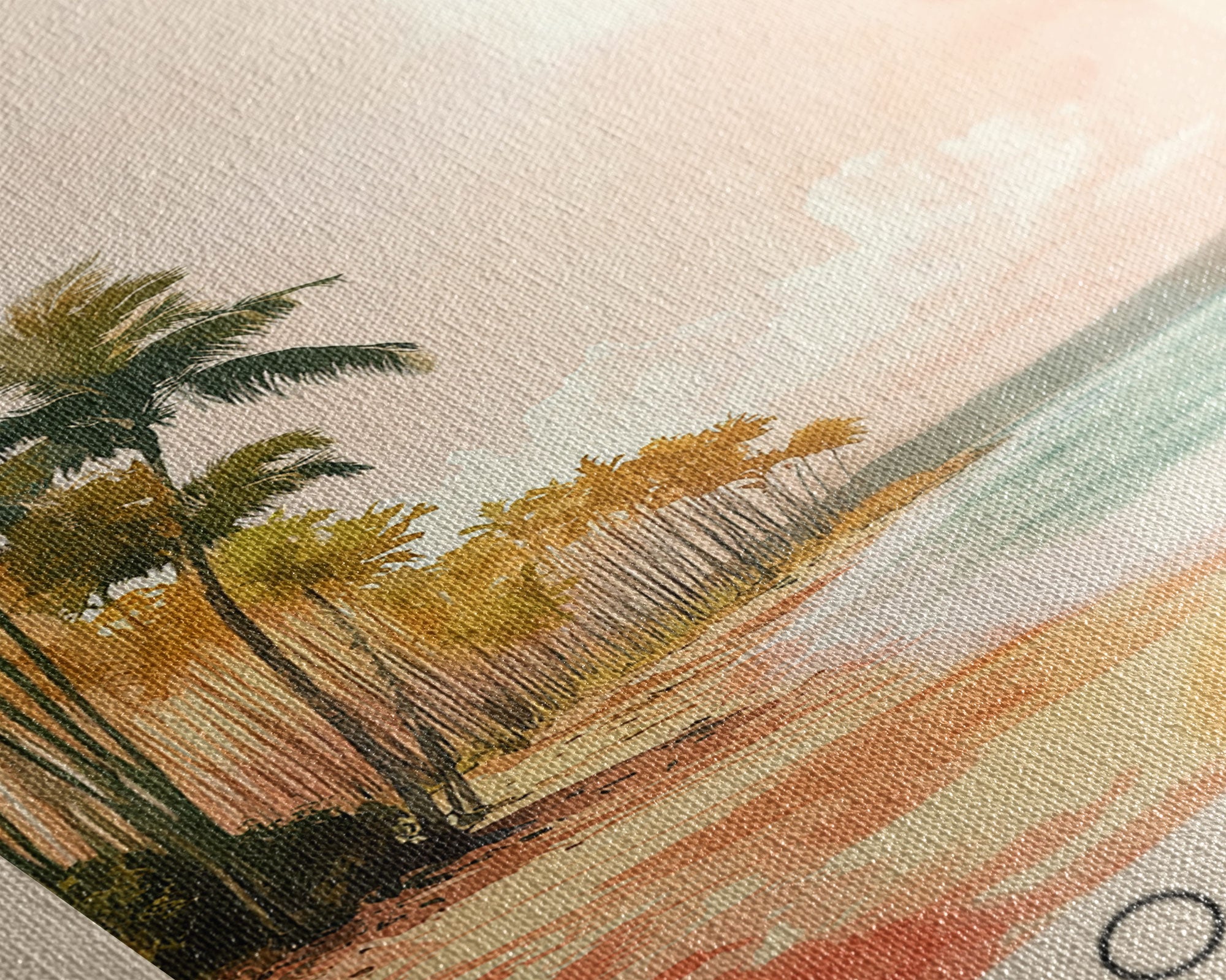 Bamboo Beaches, Jamaica Watercolor Print, Vacation Gift, Jamaica Wall Art, Vacation Wall Art, Vacatation Memories, Beach Decor, Beach Or Lakehouse Art