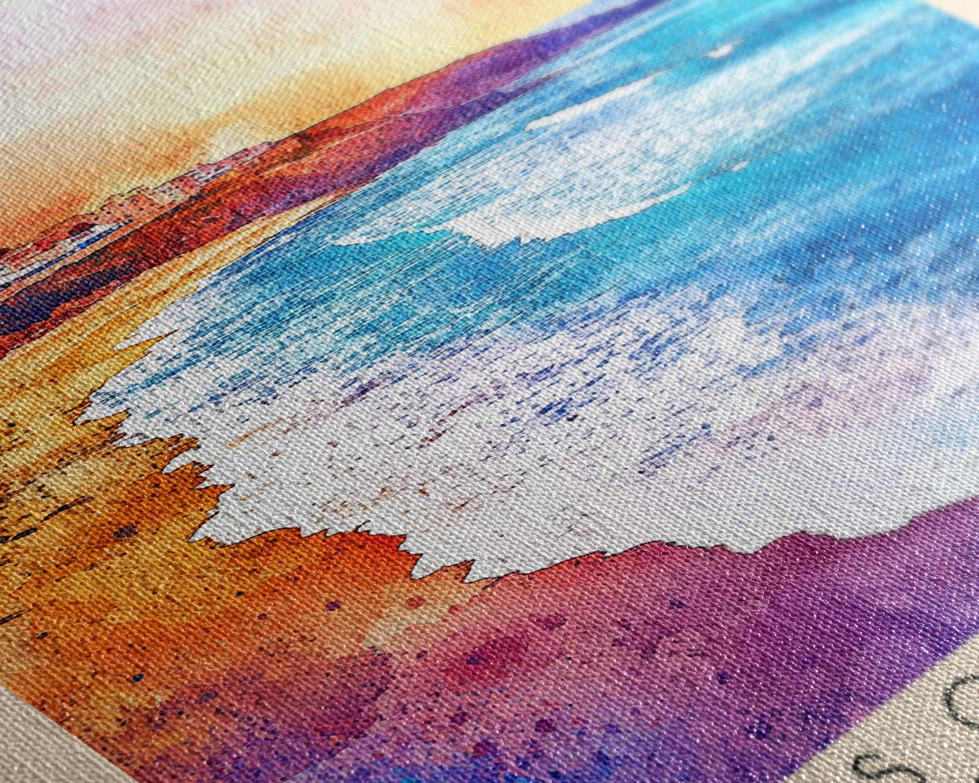 Beaches of Las Galeras, Dominican Republic Watercolor Print, Vacation Gift, Dominican Republic Wall Art, Beach Painting, Beach Decor, Beach Or Lakehouse Art
