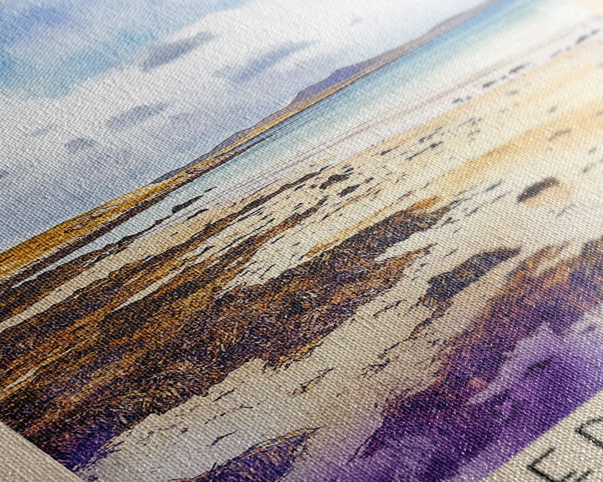 Berneray Sands, Scotland Watercolor Print, Vacation Gift, Scotland Wall Art, Vacation Wall Art, Vacatation Memories, Beach Decor, Beach Or Lakehouse Art