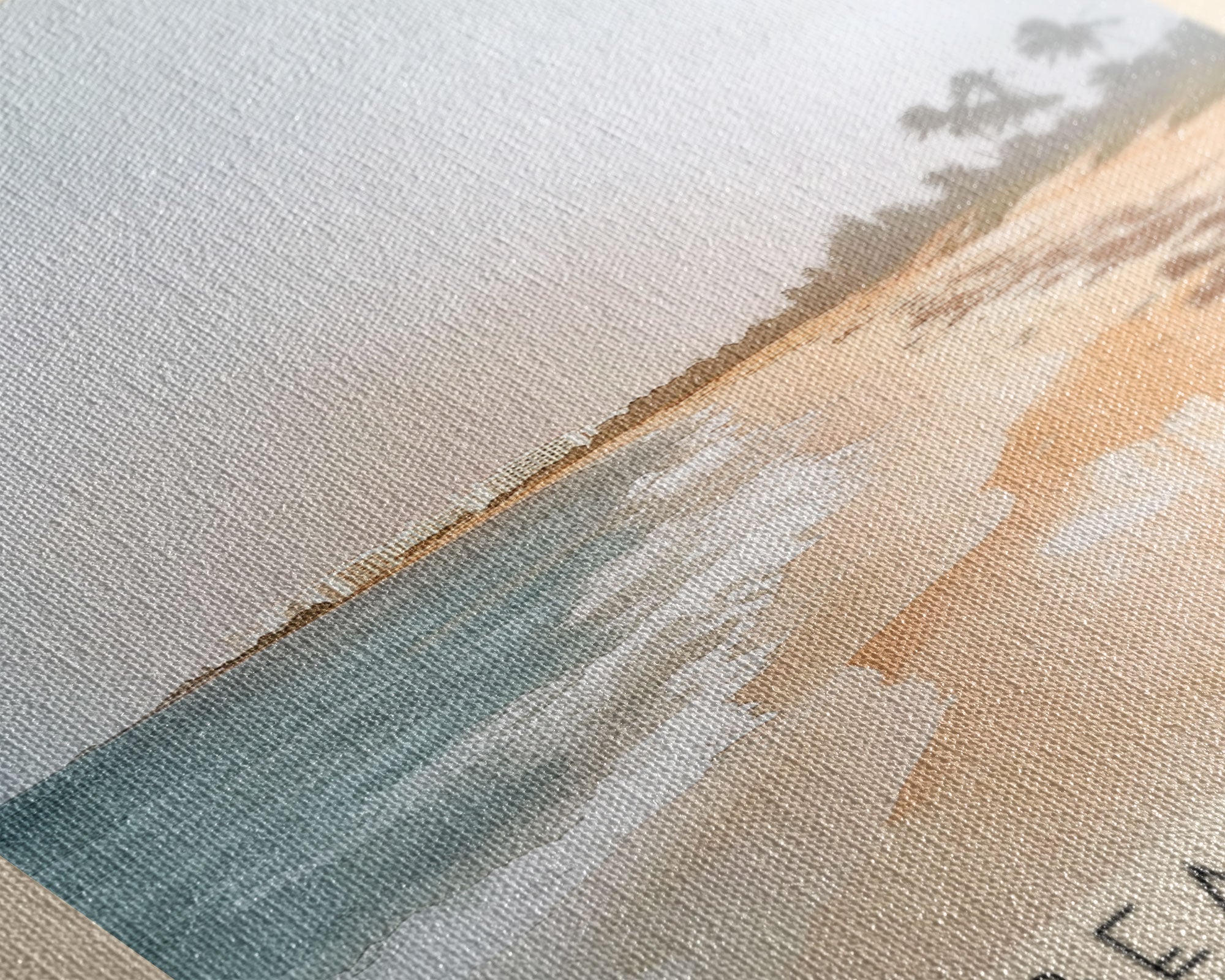 Blue Beach (La Chiva), Puerto Rico Watercolor Print, Vacation Gift, Puerto Rico Wall Art, Beach Painting, Beach Decor, Beach Or Lakehouse Art
