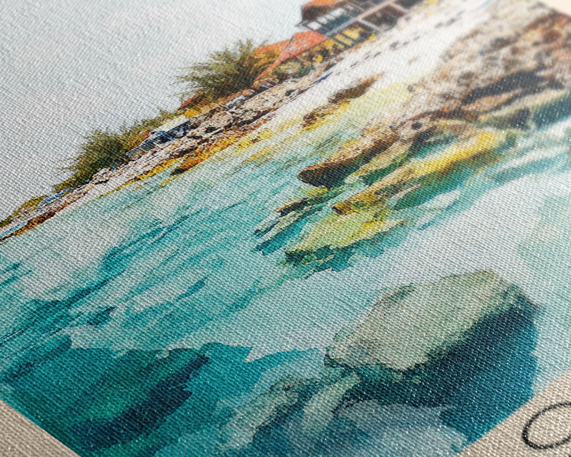 Bonaire, Netherlands Watercolor Print, Vacation Gift, Netherlands Wall Art, Beach Painting, Beach Decor, Beach Or Lakehouse Art