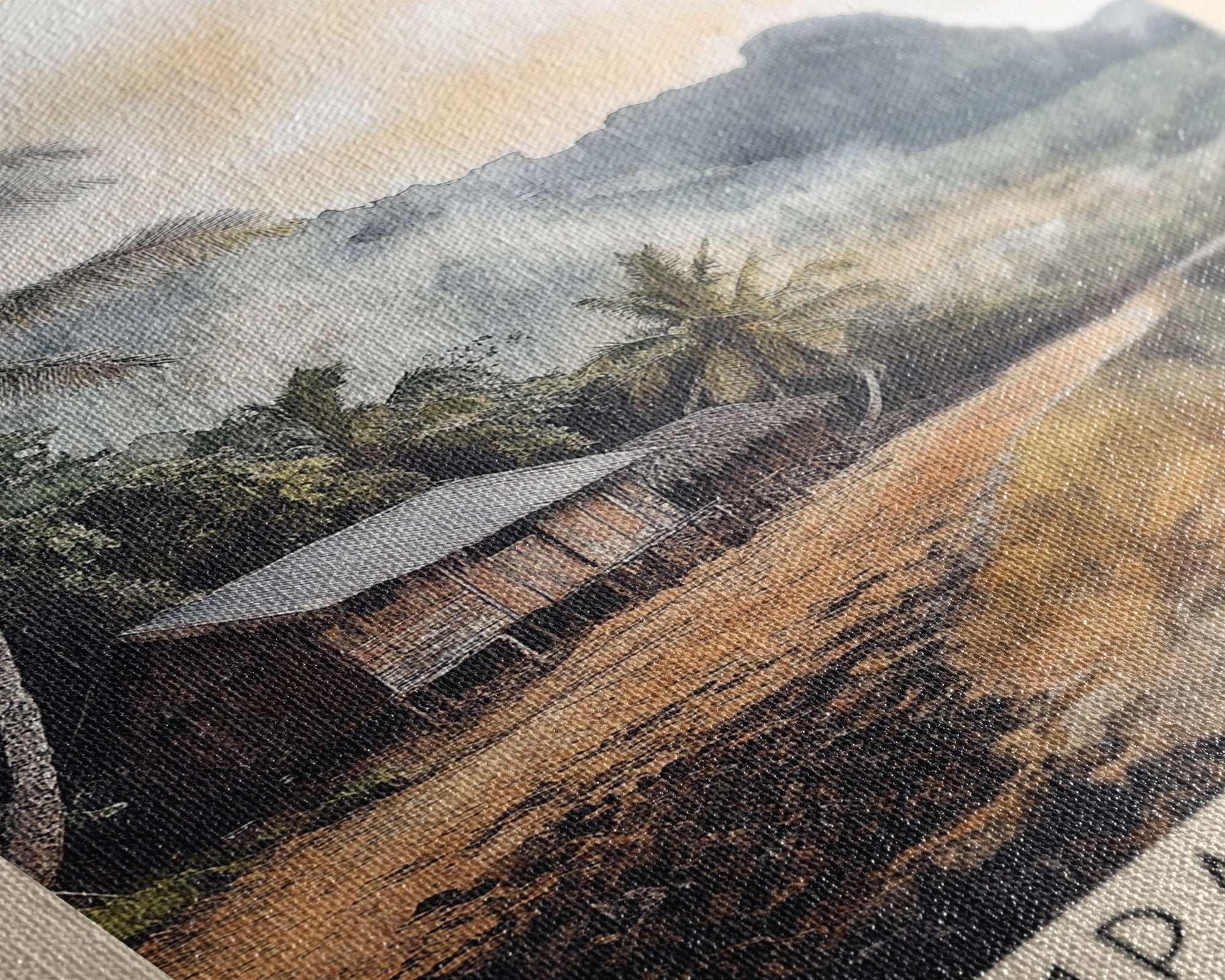 Champagne Beach, Vanuatu Watercolor Print, Vacation Gift, Vanuatu Wall Art, Beach Painting, Beach Decor, Beach Or Lakehouse Art