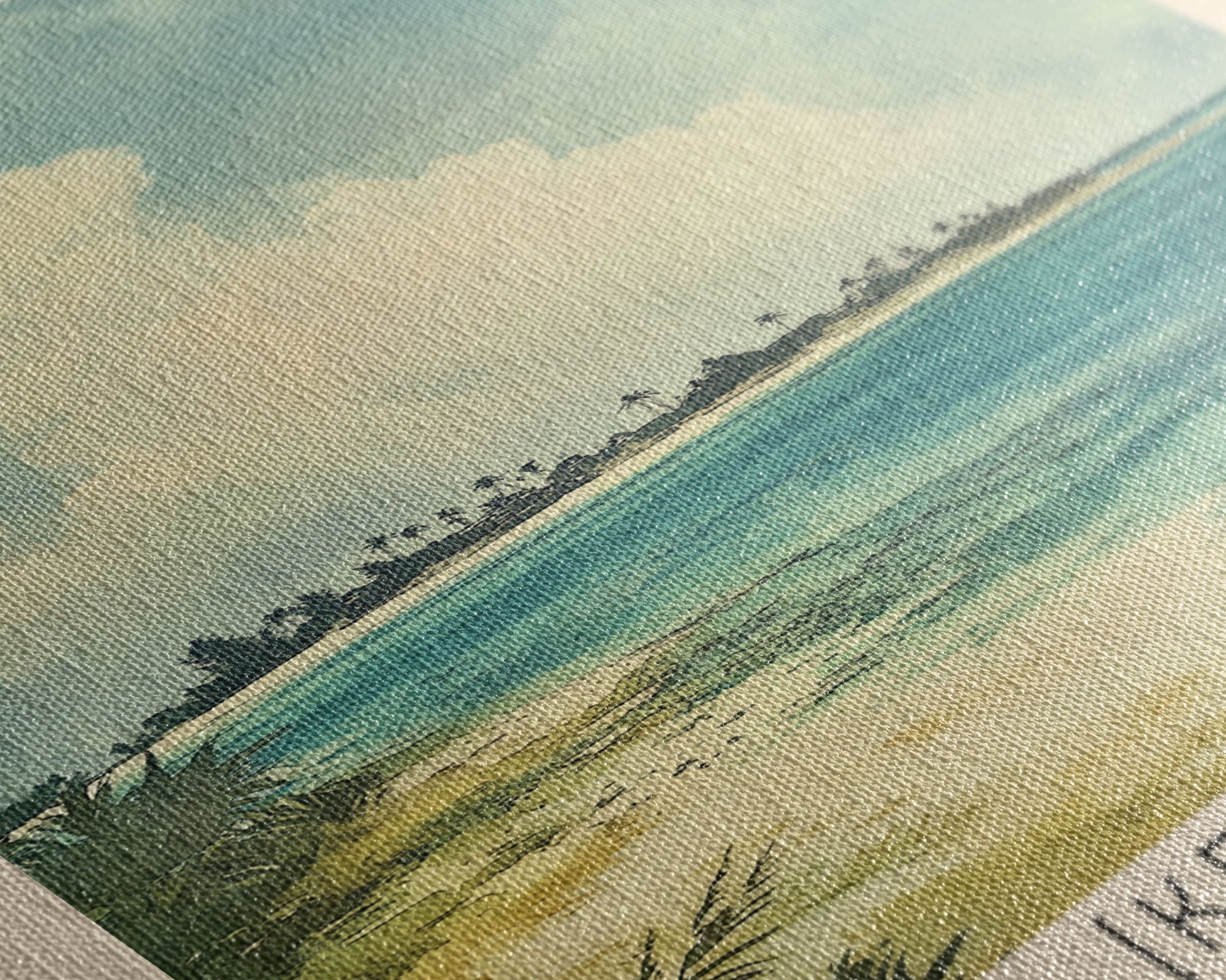 Cocos (Keeling) Islands, Australia Watercolor Print, Vacation Gift, Australia Wall Art, Beach Painting, Beach Decor, Beach Or Lakehouse Art