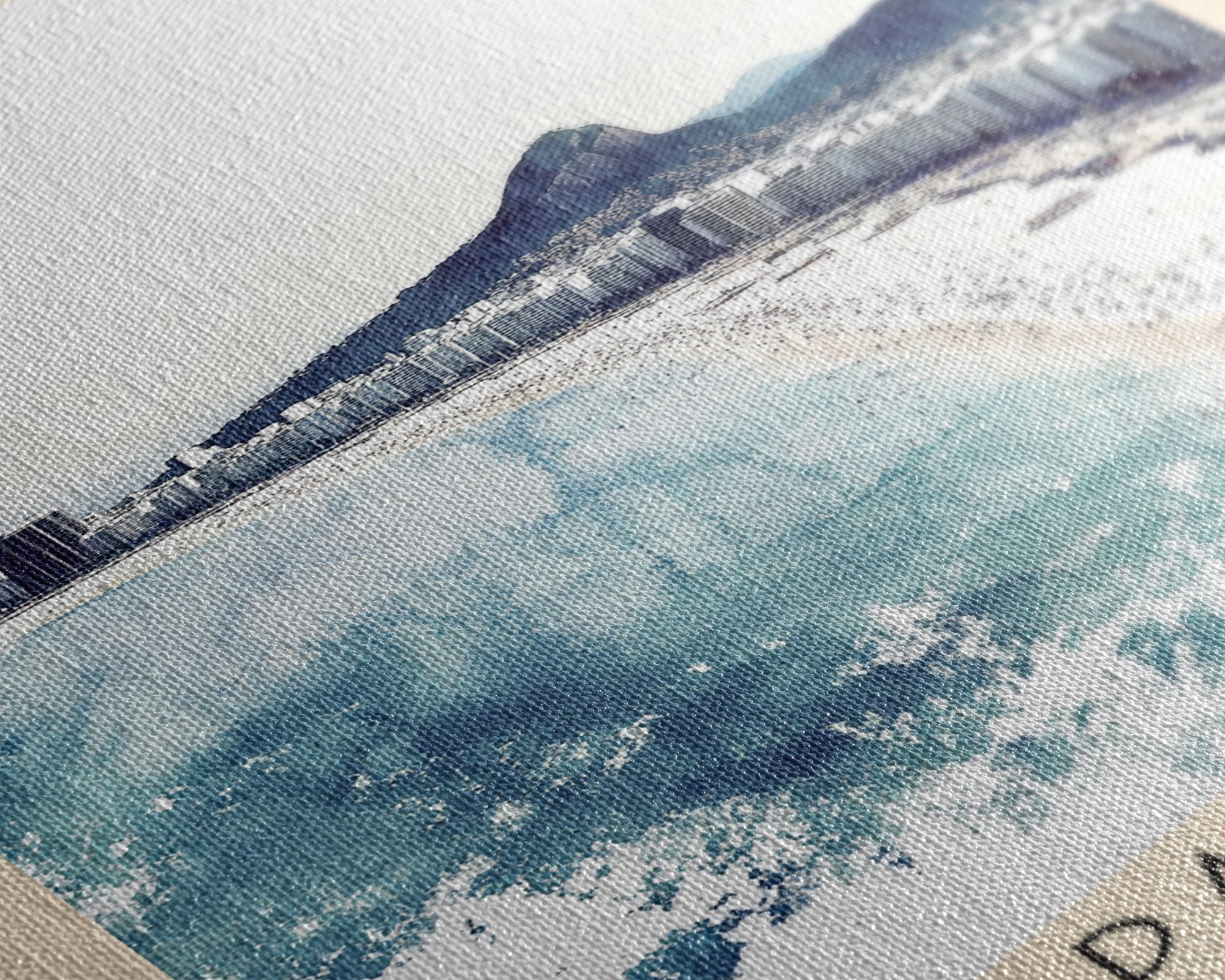 Copacabana, Brazil Watercolor Print, Vacation Gift, Brazil Wall Art, Beach Painting, Beach Decor, Beach Or Lakehouse Art