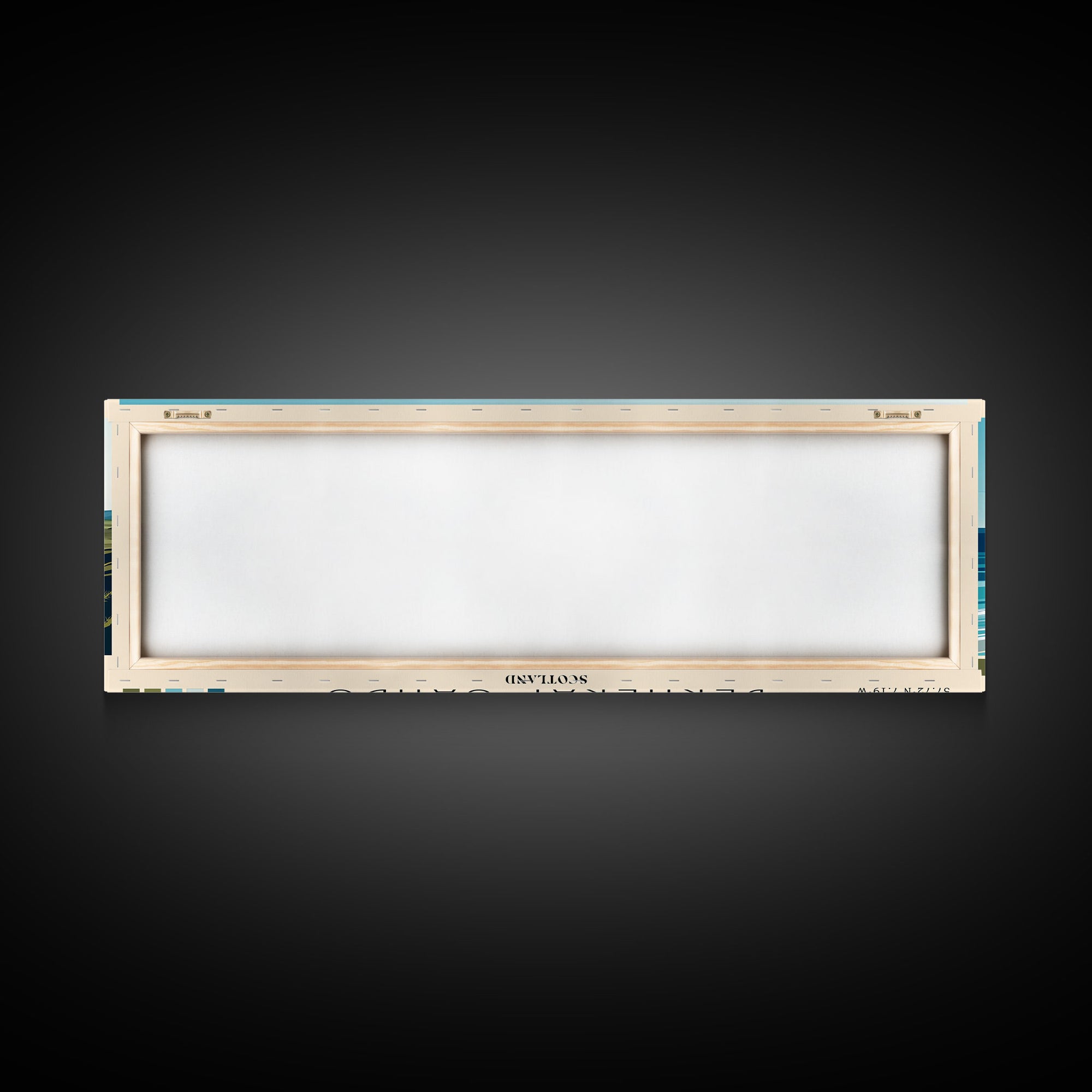 Berneray Sands, Scotland Panoramic Print, Vacation Gift, Scotland Wall Art, Beach Painting, Beach Decor, Large Wall Art, Wood Frame Art
