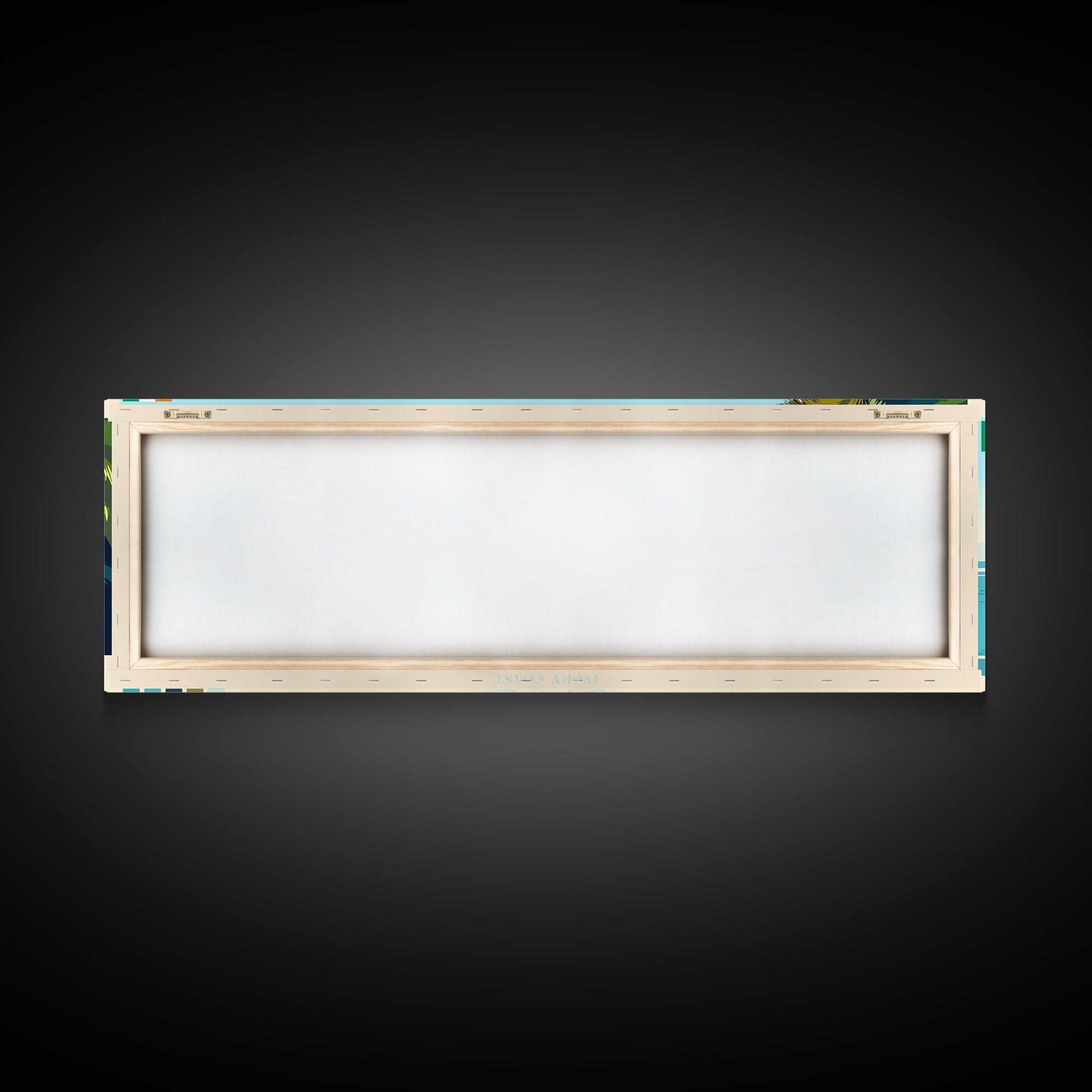 Divo, Ivory Coast Travel Poster Panoramic Canvas Print, Divo, Ivory Coast Painting, Ivory Coast Art, Divo Travel Art, Guest Room Painting