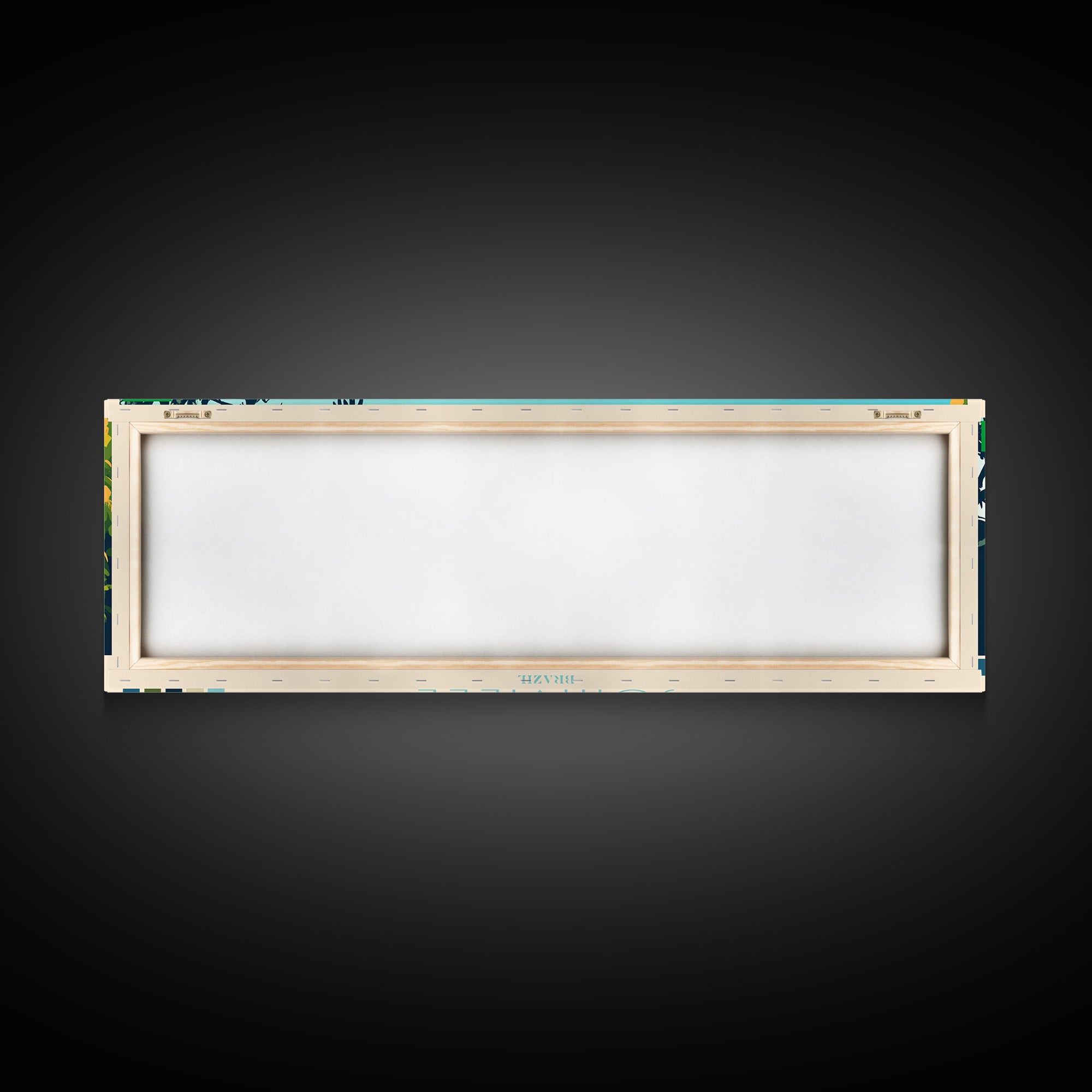 Joao Pessoa, Brazil Travel Poster Panoramic Canvas Print, Joao Pessoa, Brazil Painting, Brazil Art, Joao Pessoa Travel Art, Guest Room Painting