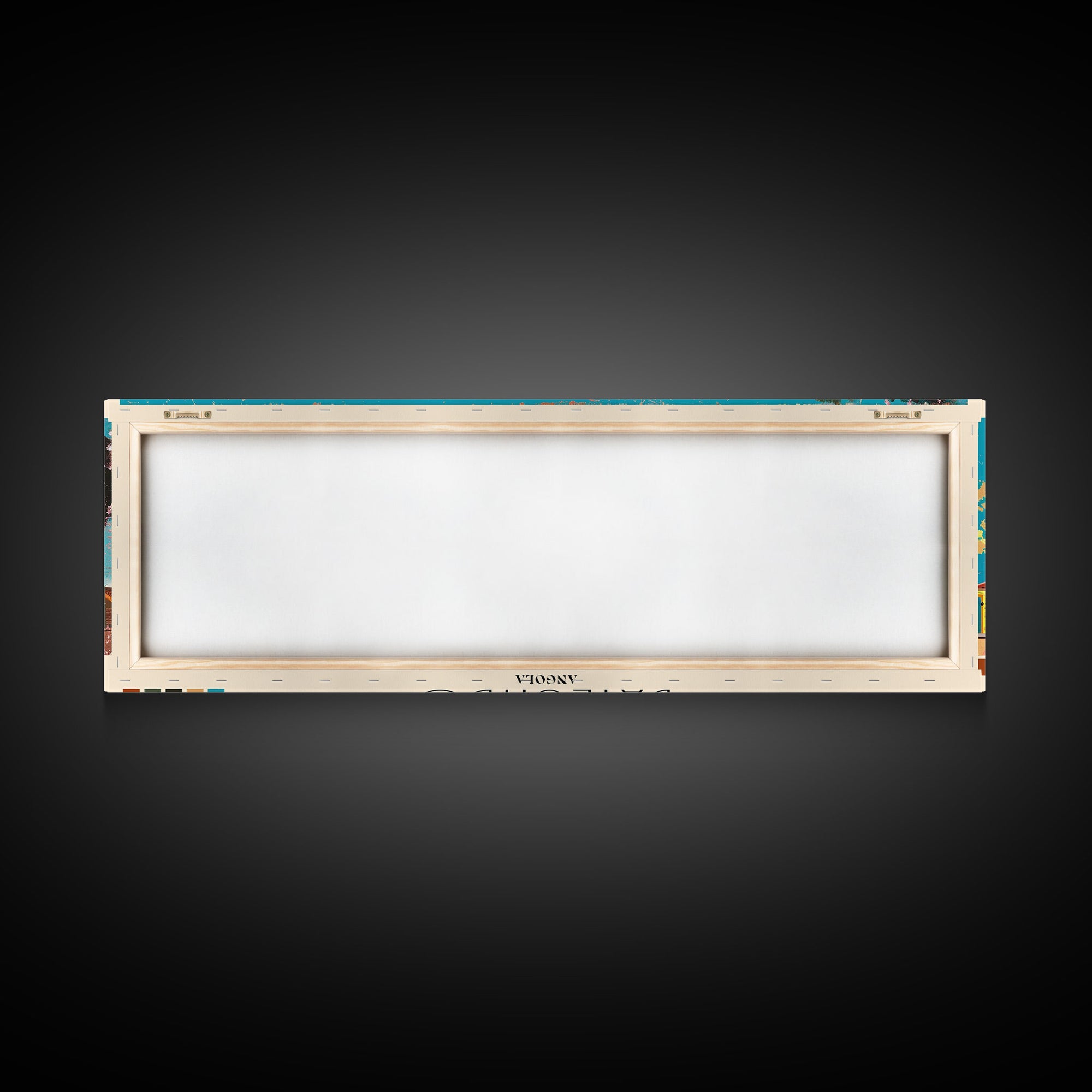 Bailundo, Angola Panoramic Canvas Print, Bailundo, Angola Painting, Angola Art, Bailundo Travel Poster, Travel Art, Vacation Gift