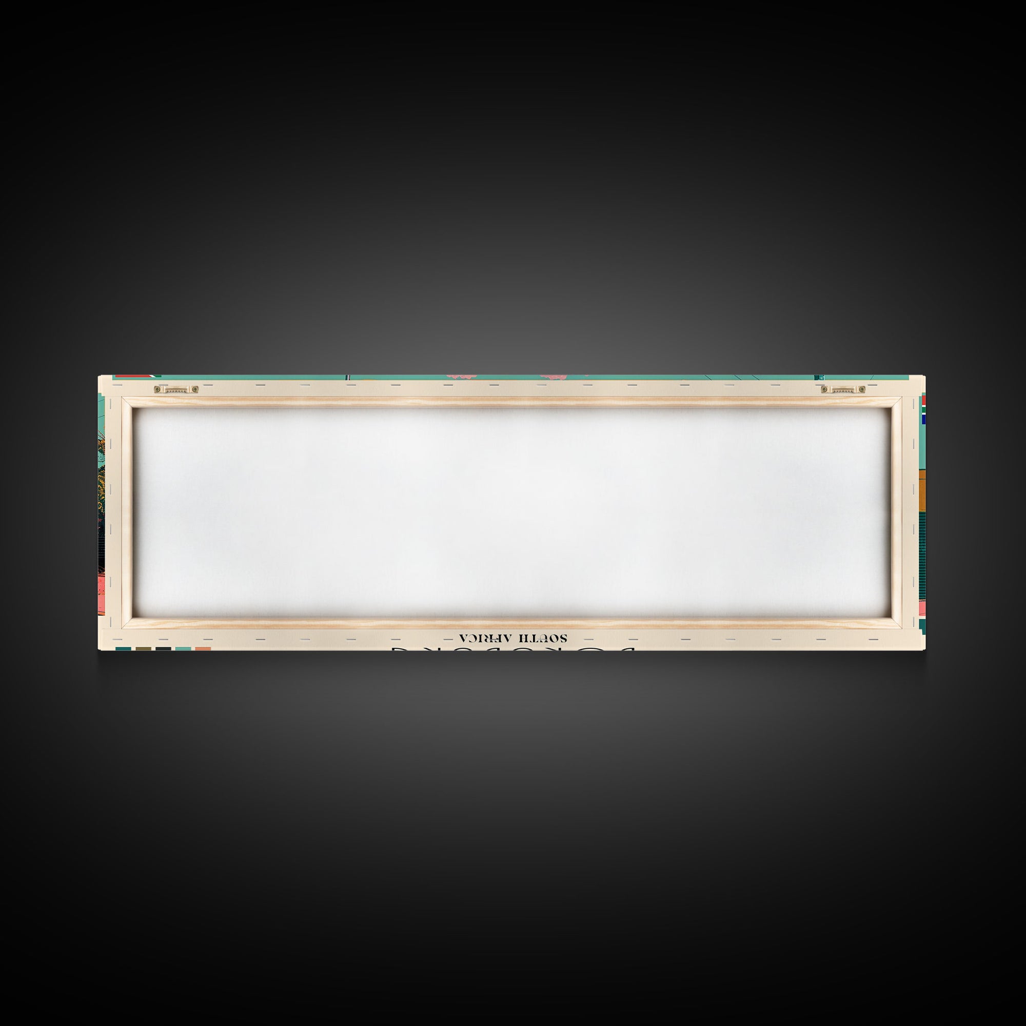 Boksburg, South Africa Panoramic Canvas Print, Boksburg, South Africa Painting, South Africa Art, Boksburg Travel Poster, Travel Art, Housewarming Gift