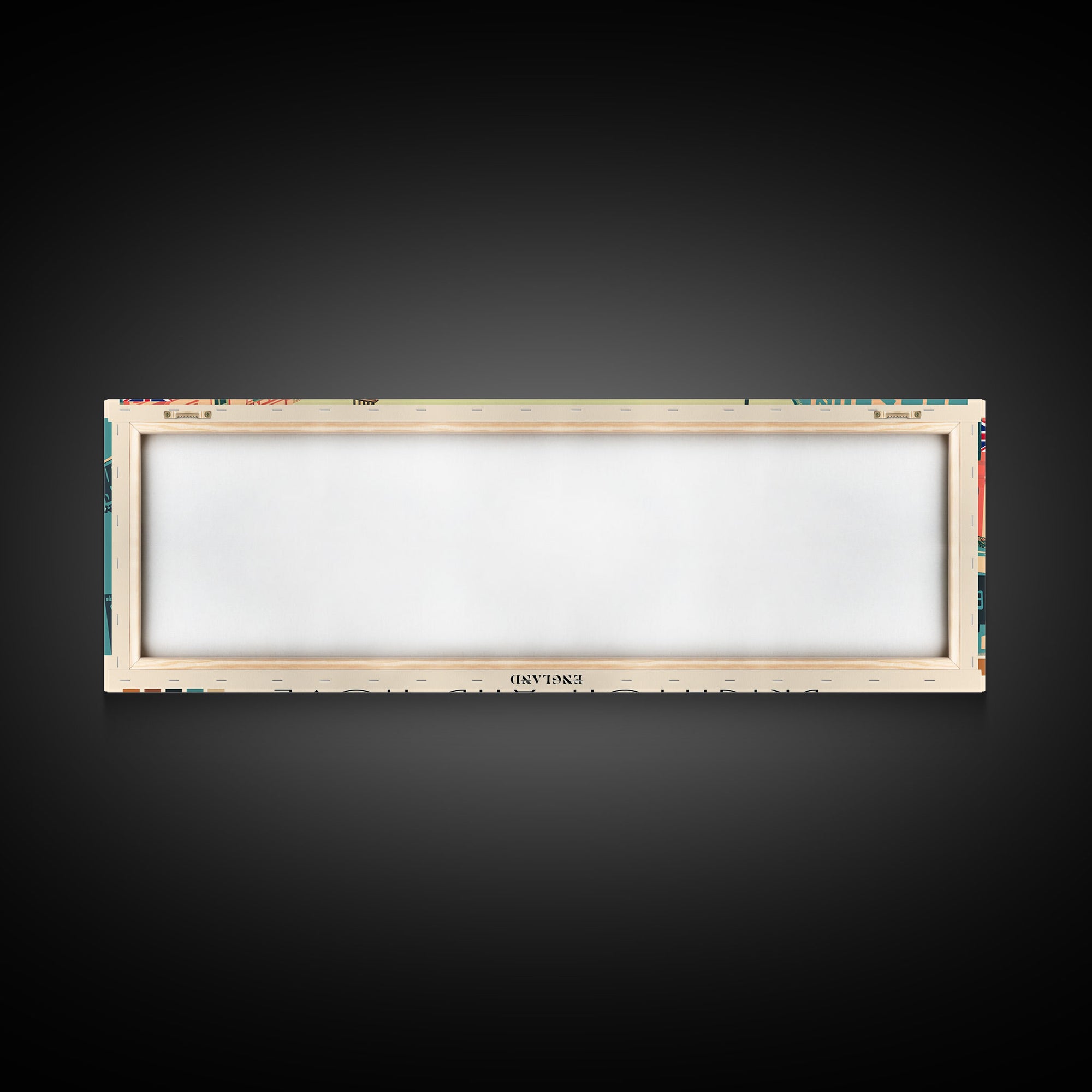 Brighton and Hove, England Panoramic Canvas Print, Brighton and Hove, England Painting, England Art, Brighton and Hove Travel Poster, Travel Art, Vacation Gift