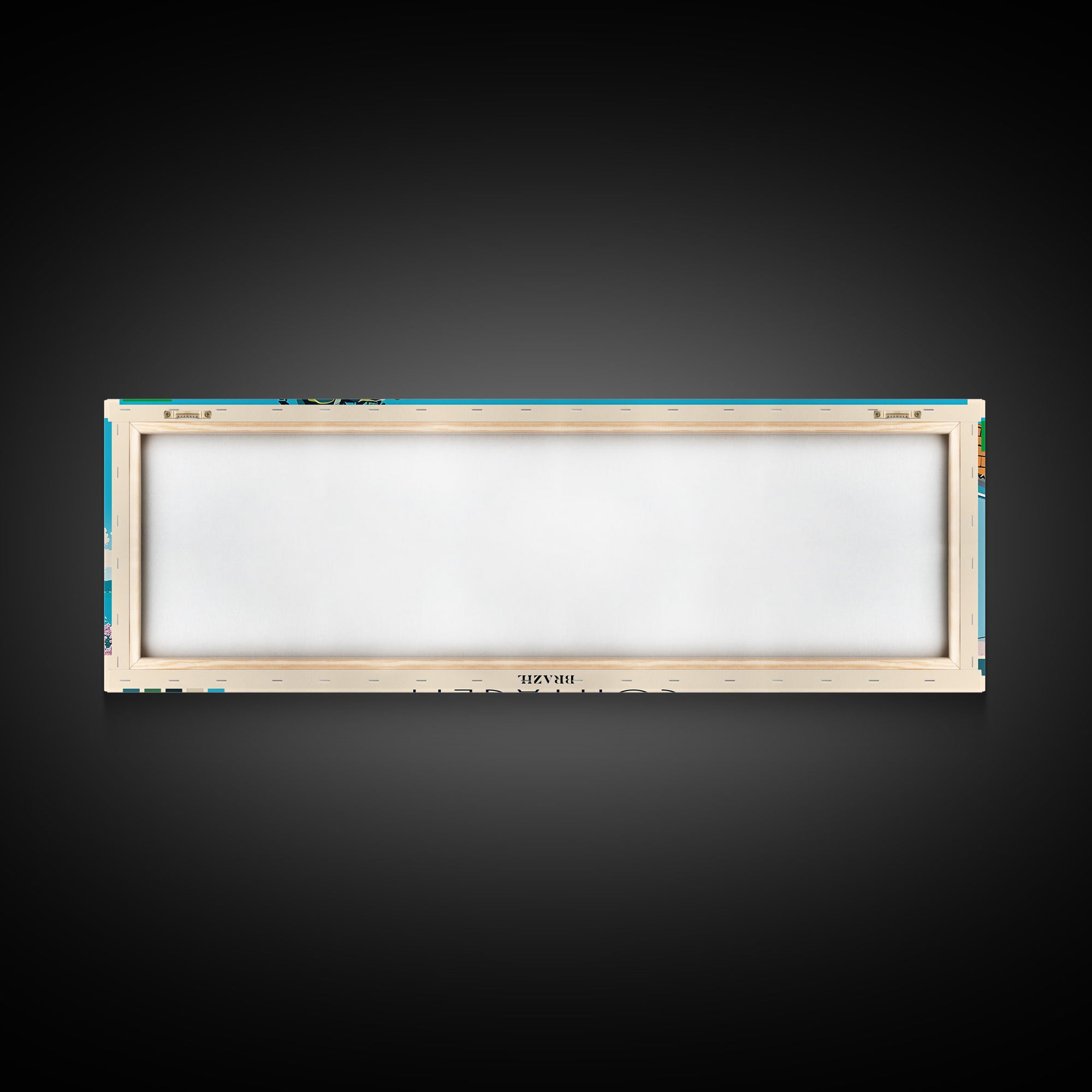 Contagem, Brazil Panoramic Canvas Print, Contagem, Brazil Painting, Brazil Art, Contagem Travel Poster, Travel Art, Guest Room Painting
