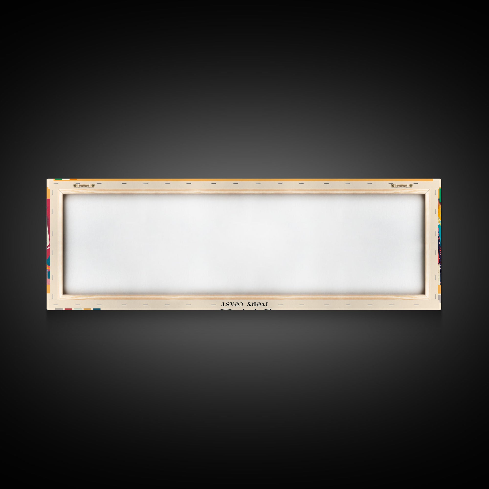 Divo, Ivory Coast Panoramic Canvas Print, Divo, Ivory Coast Painting, Ivory Coast Art, Divo Travel Poster, Travel Art, Living Room Painting