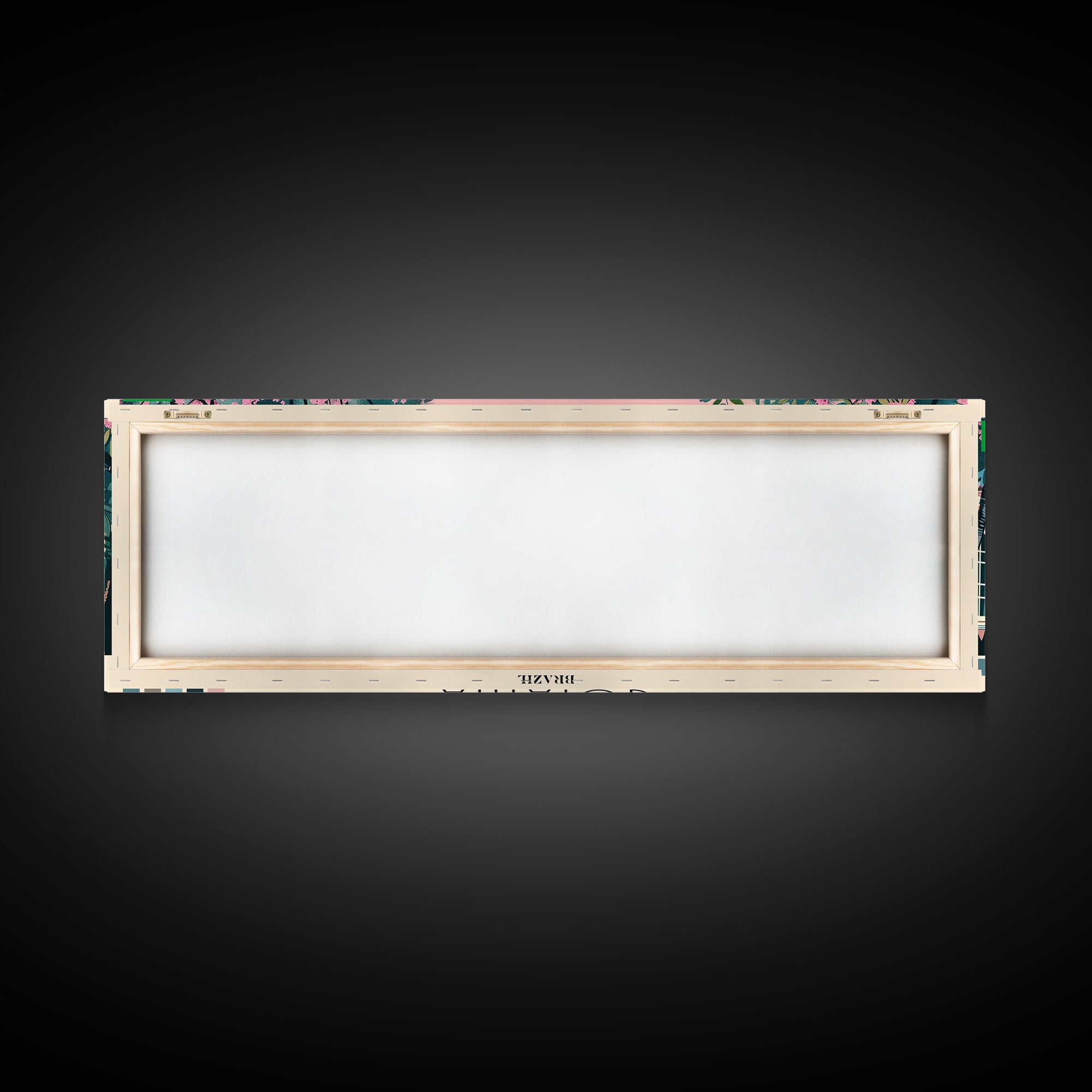 Goiania, Brazil Panoramic Canvas Print, Goiania, Brazil Painting, Brazil Art, Goiania Travel Poster, Travel Art, Vacation Gift