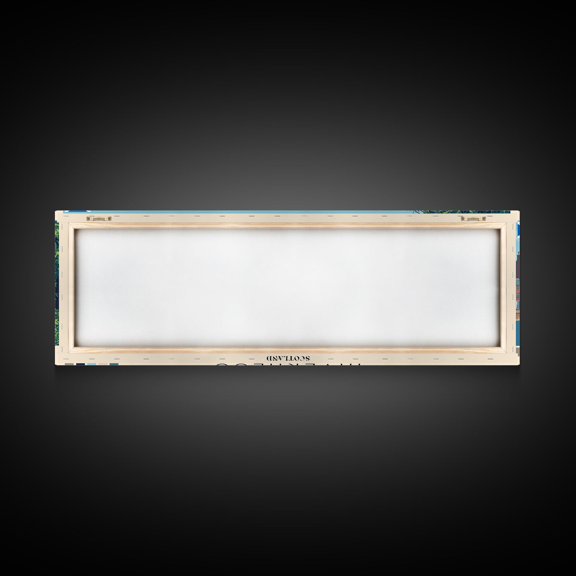 Inverness, Scotland Panoramic Canvas Print, Inverness, Scotland Painting, Scotland Art, Inverness Travel Poster, Travel Art, Guest Room Painting