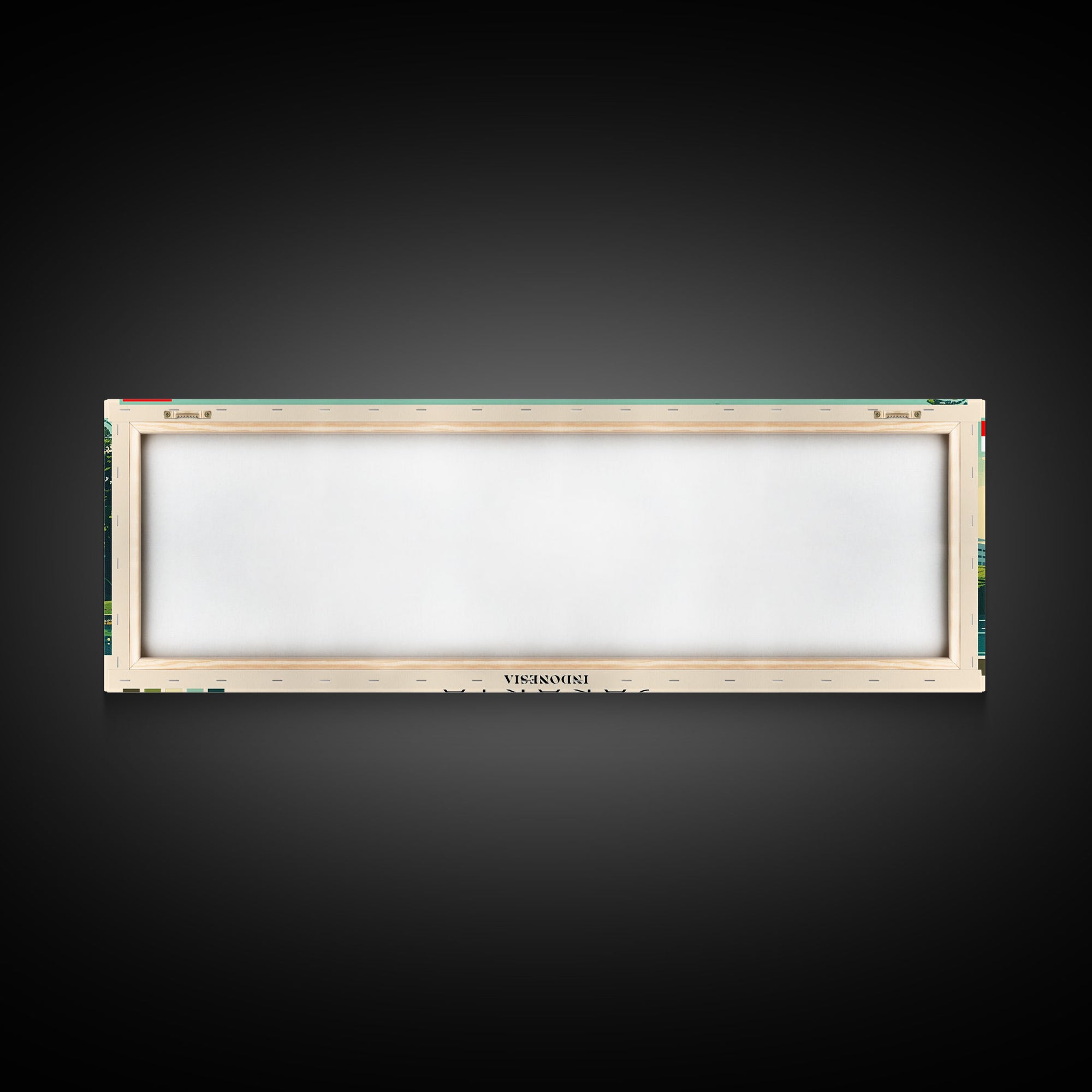 Jakarta, Indonesia Panoramic Canvas Print, Jakarta, Indonesia Painting, Indonesia Art, Jakarta Travel Poster, Travel Art, Guest Room Painting