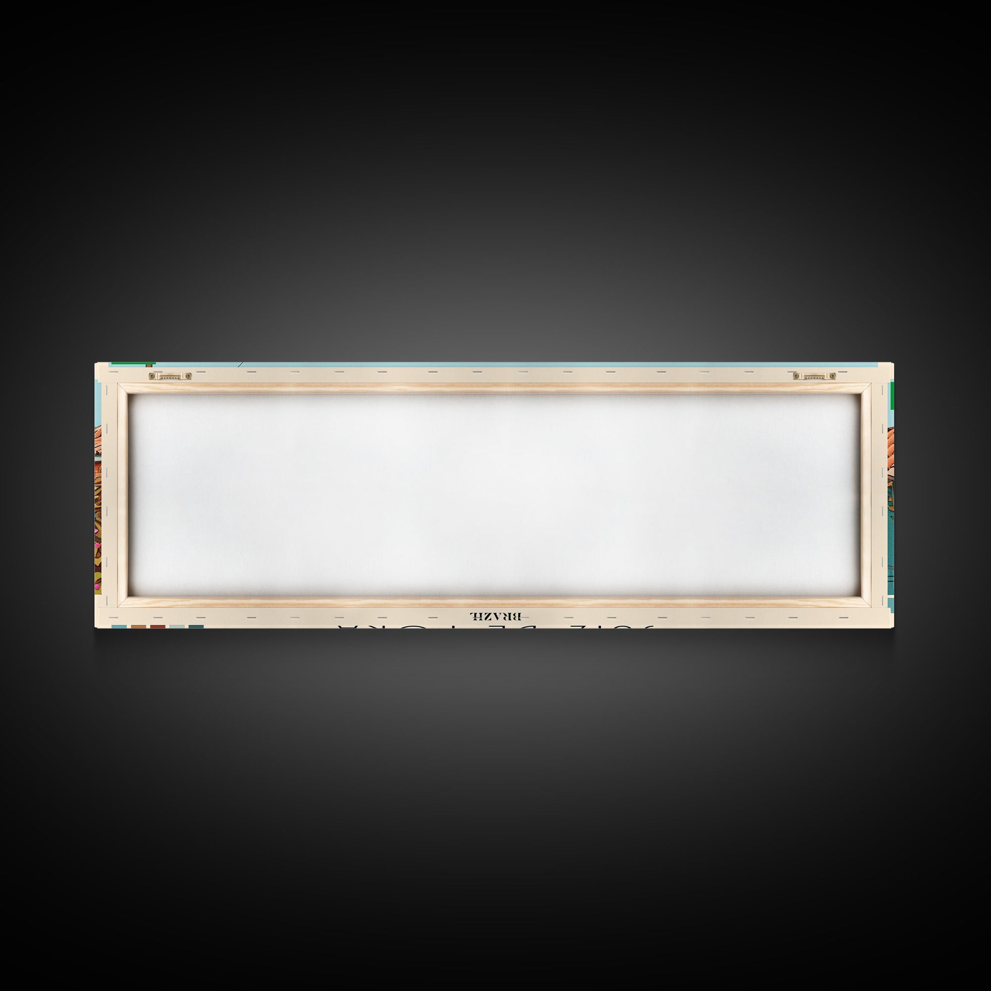 Juiz de Fora, Brazil Panoramic Canvas Print, Juiz de Fora, Brazil Painting, Brazil Art, Juiz de Fora Travel Poster, Travel Art, Housewarming Gift