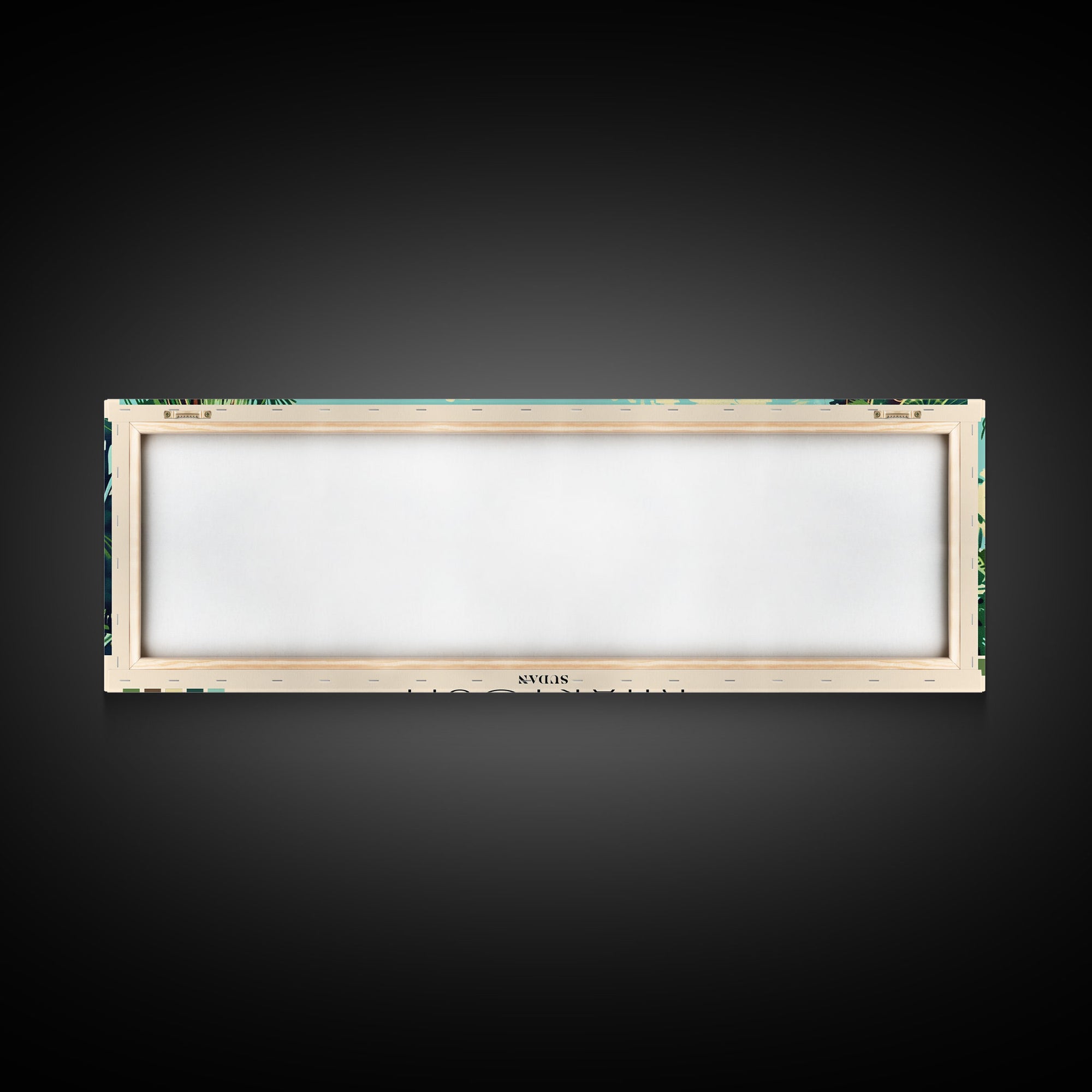 Khartoum, Sudan Panoramic Canvas Print, Khartoum, Sudan Painting, Sudan Art, Khartoum Travel Poster, Travel Art, Living Room Painting