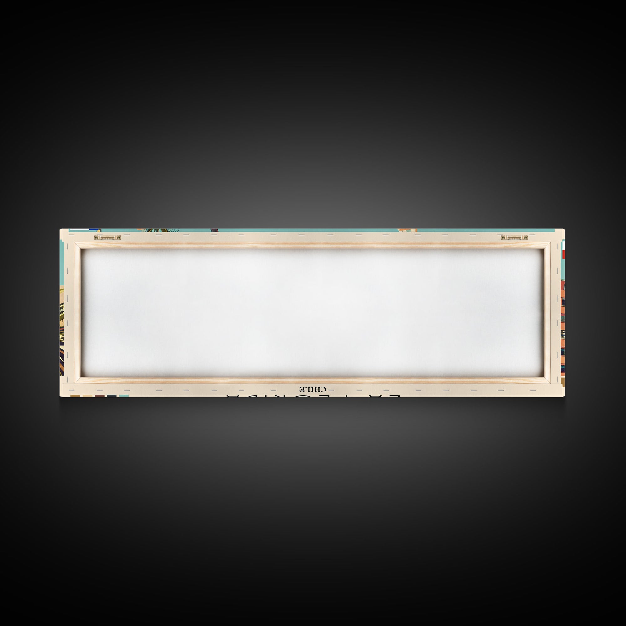 La Florida, Chile Panoramic Canvas Print, La Florida, Chile Painting, Chile Art, La Florida Travel Poster, Travel Art, Guest Room Painting