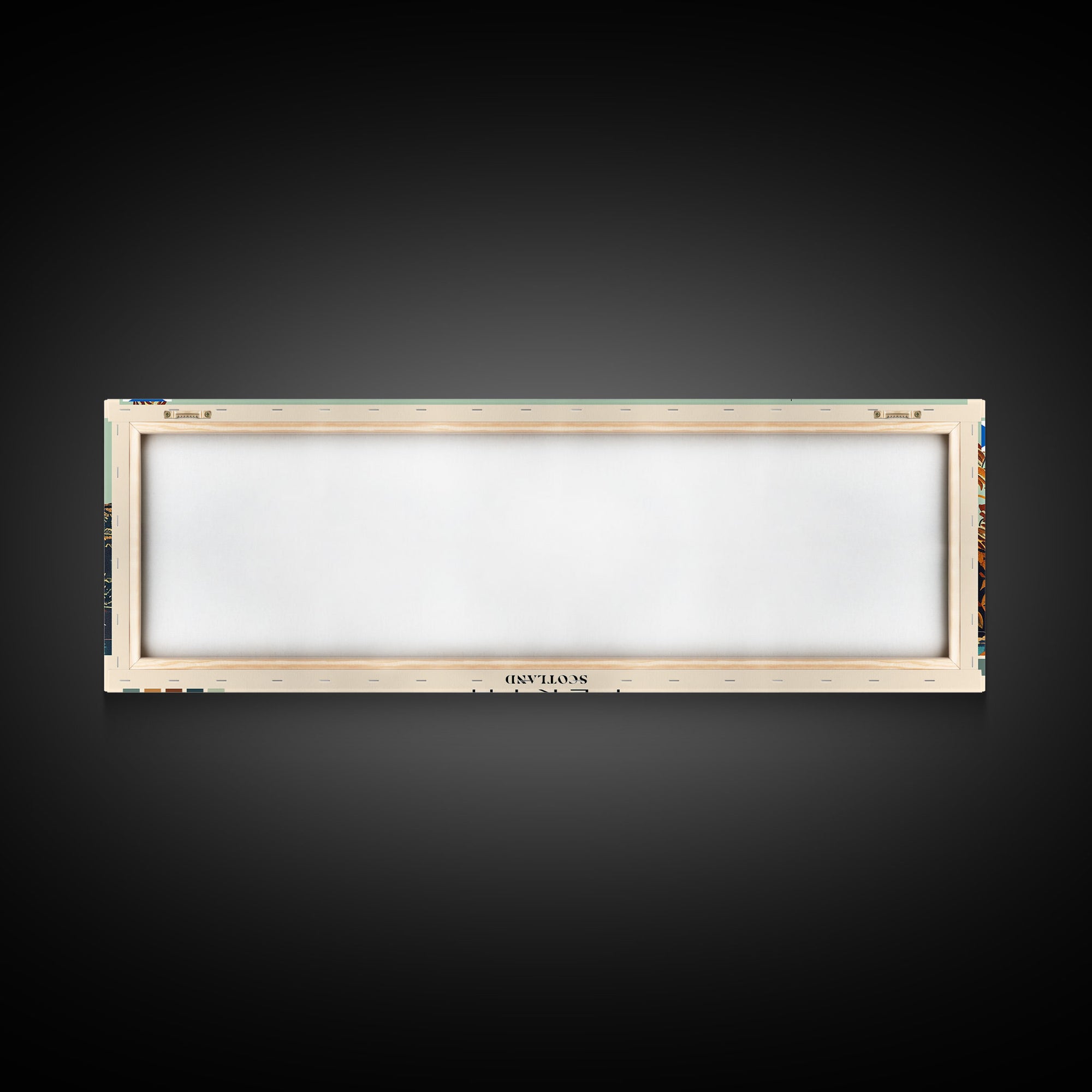 Perth, Scotland Panoramic Canvas Print, Perth, Scotland Painting, Scotland Art, Perth Travel Poster, Travel Art, Living Room Painting