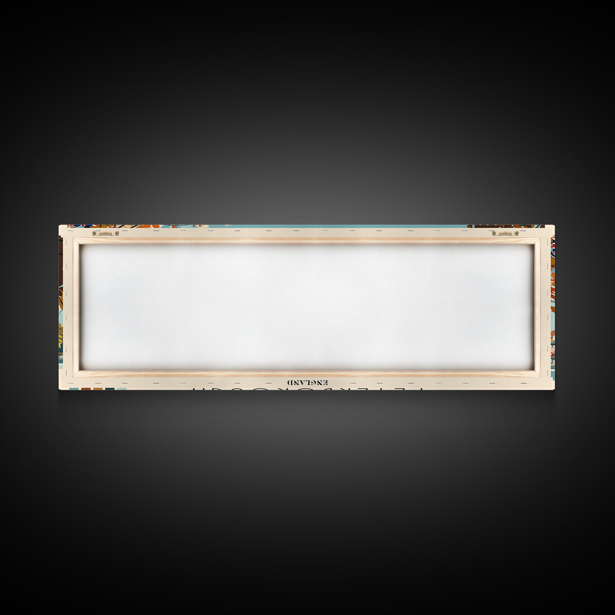 Peterborough, England Panoramic Canvas Print, Peterborough, England Painting, England Art, Peterborough Travel Poster, Travel Art, Housewarming Gift
