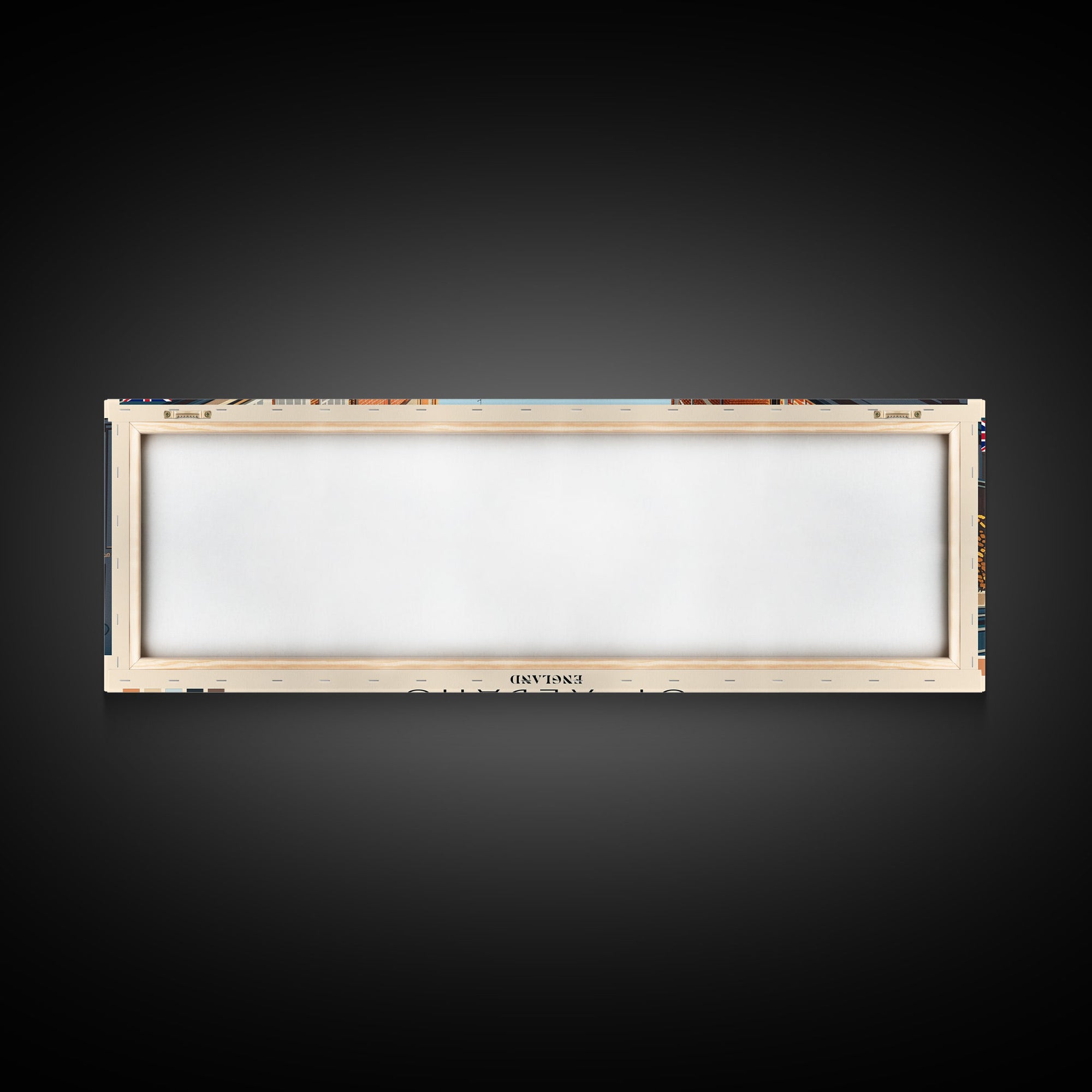 St Albans, England Panoramic Canvas Print, St Albans, England Painting, England Art, St Albans Travel Poster, Travel Art, Guest Room Painting
