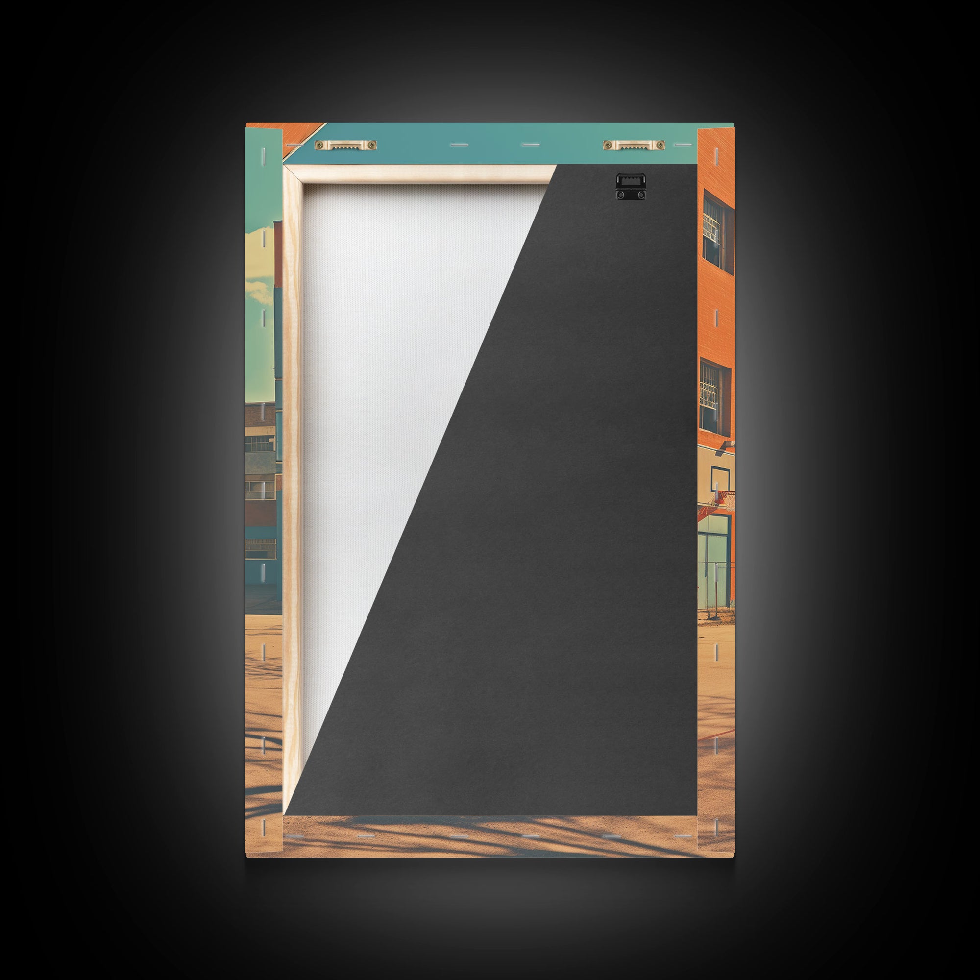 An Abandoned 1970s High School, Photography Print, Framed Canvas Print, Back To School, Liminal Art