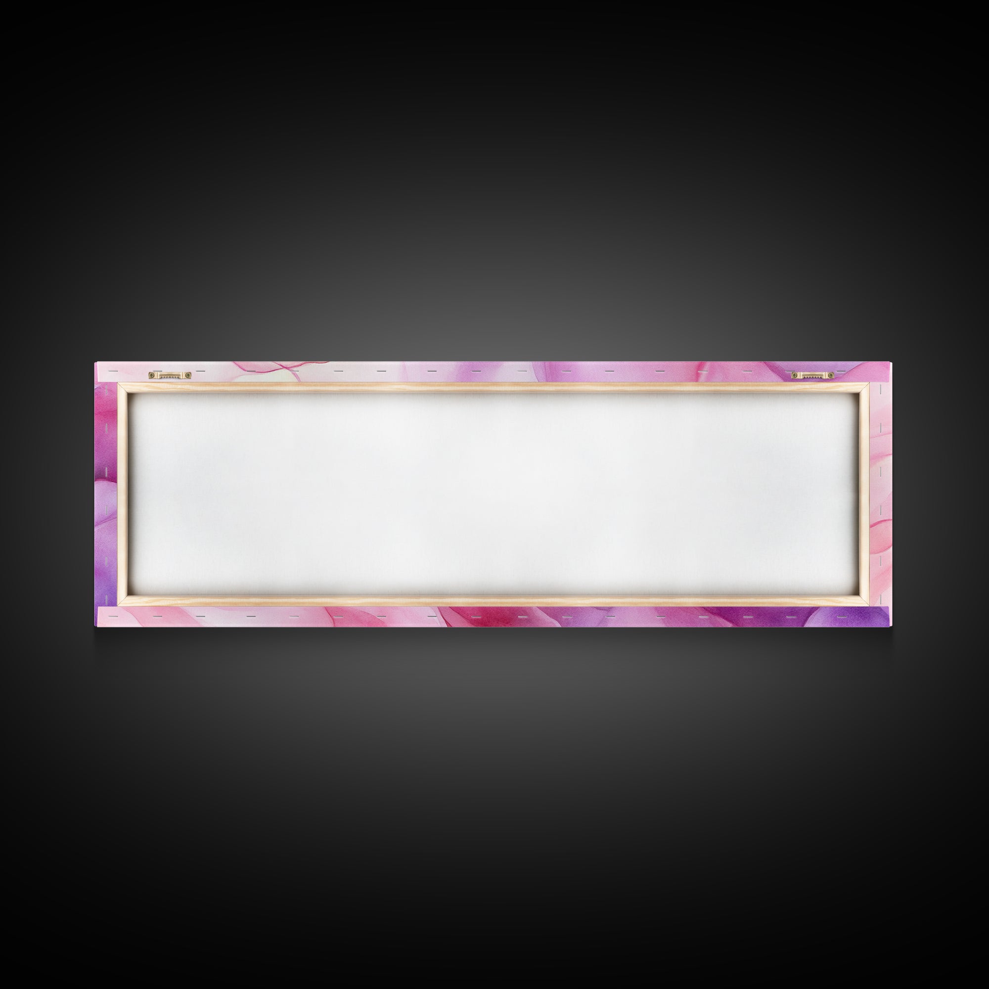 Pink Abstract Wave Canvas Print Bedroom Wall Art Horizontal Light Pink Wall Art Feminine Decor Minimalist Above Sofa Framed Art