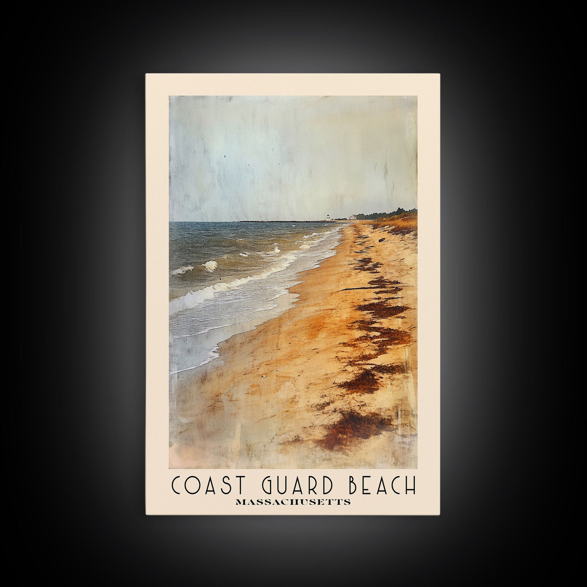 Coast Guard Beach, Massachusetts Watercolor Beach Print, Vacation Gift, Massachusetts Wall Art, Beach Painting, Beach Decor, Beach Painting