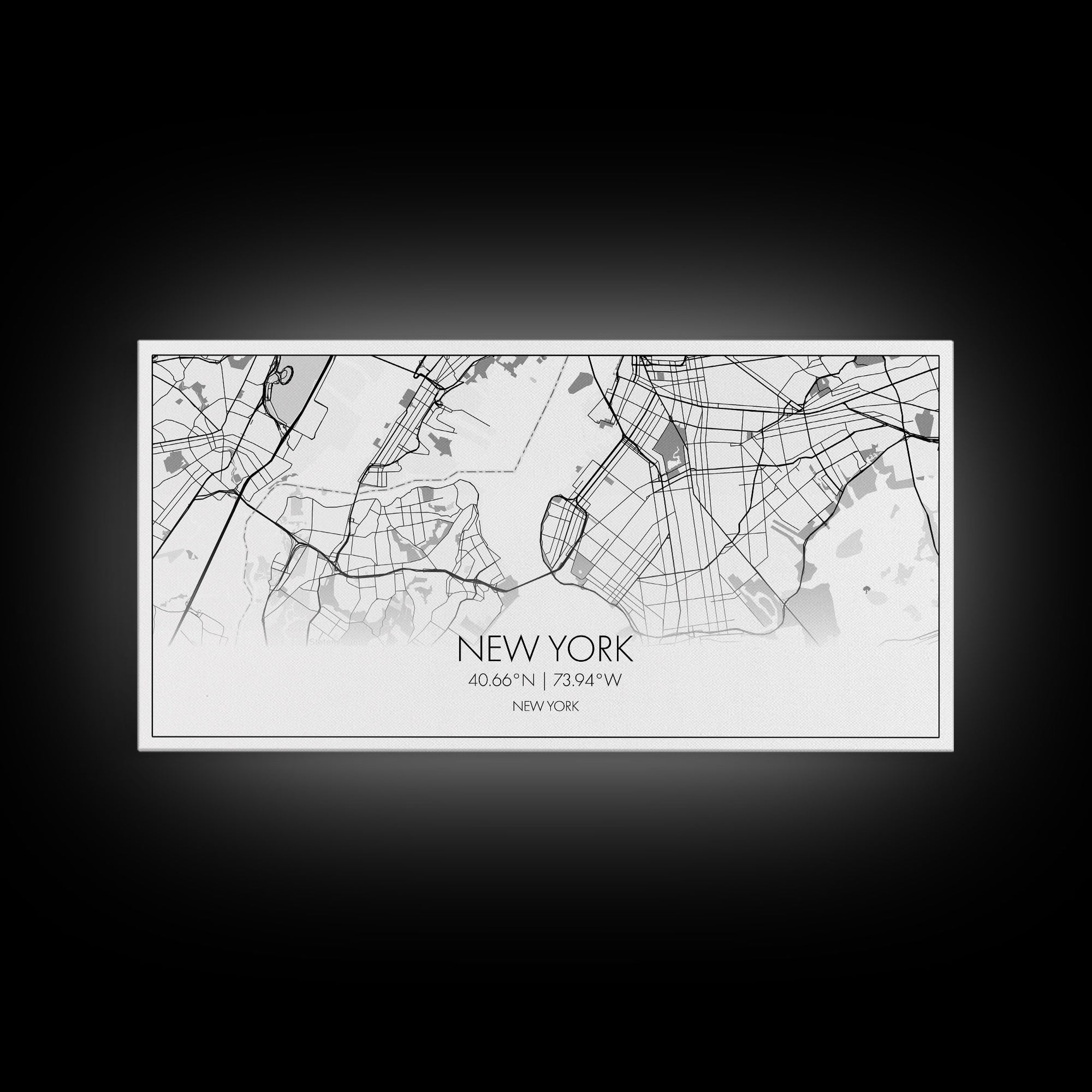New York City Map, New York Art, Map Art, Minimalist Wall Art, Wall Art, Canvas Art, Bar Cart Wall Art, Teen Room Décor, Best Gifts For Her