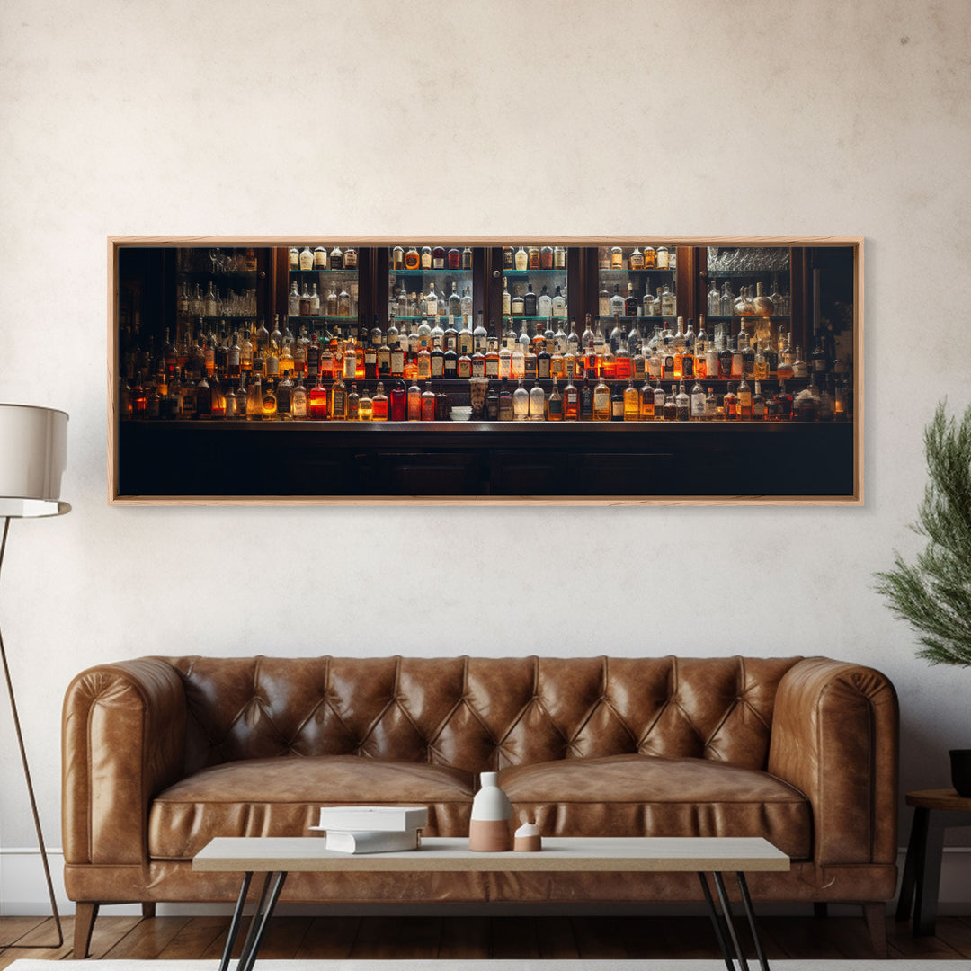 The Spirits Cabinet, Bar Cart Decor, Framed Wall Art, Vintage Liquor Cabinet Photography Print, Bar Decor, Home Bar Decor, Western Art