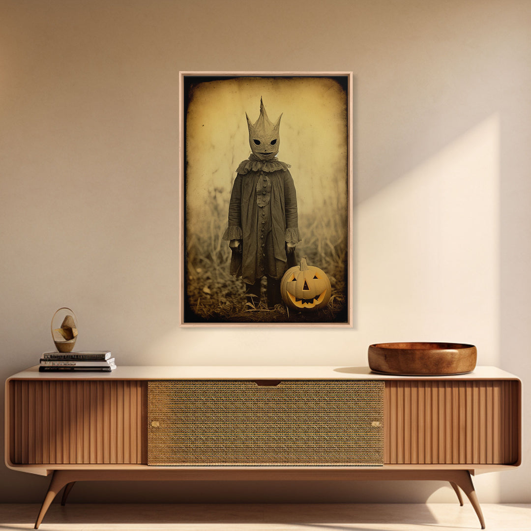 Halloween Wall Decor, Gothic Wall Decor, Creepy Wall Art, Spooky Art Print, Canvas Print, Wall Art, Vertical Print, Home Decor, Wall Decor