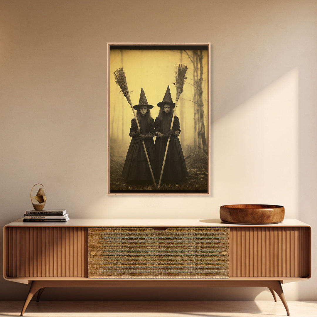 Occult Art, Witch Wall Art, Creepy Wall Art, Halloween Wall Art, Horror Art, Canvas Print, Wall Art, Vertical Print, Home Decor, Wall Decor