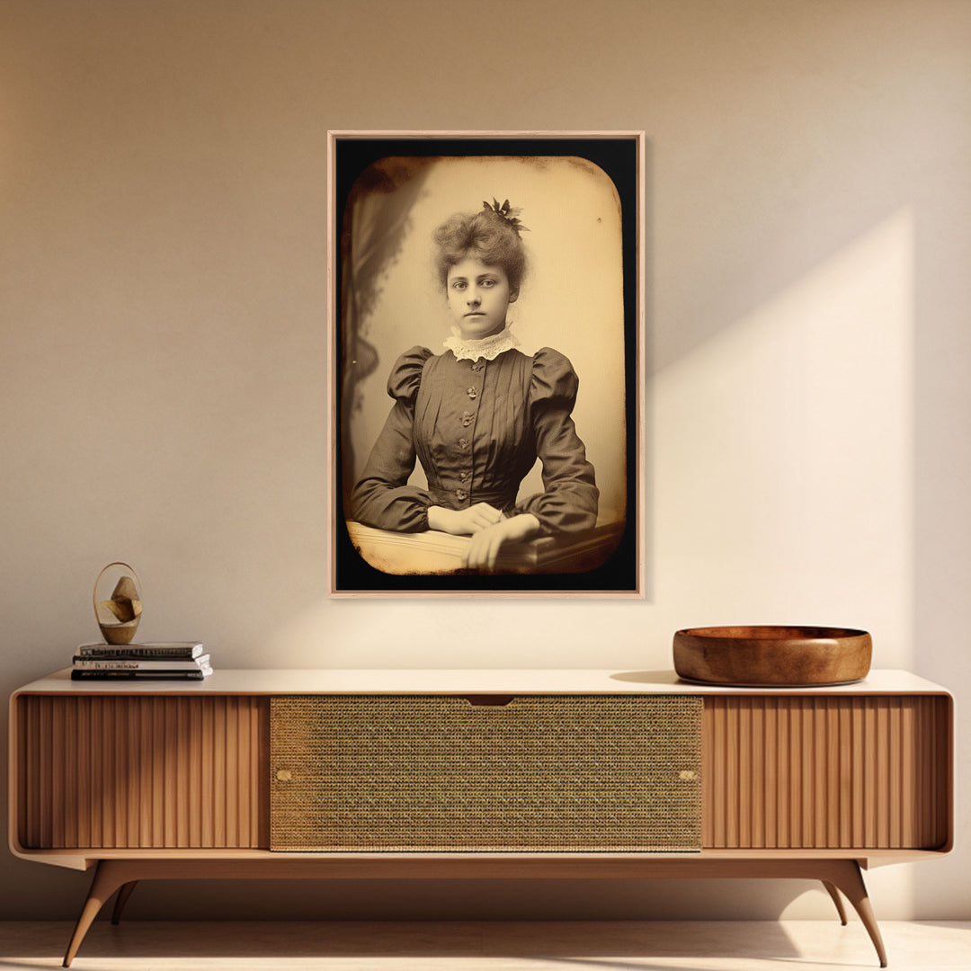 Victorian Portrait, Victorian Photos, Antique Photograph, Canvas Print, Wall Art, Vertical Print, Victorian Print, Victorian Home Decor