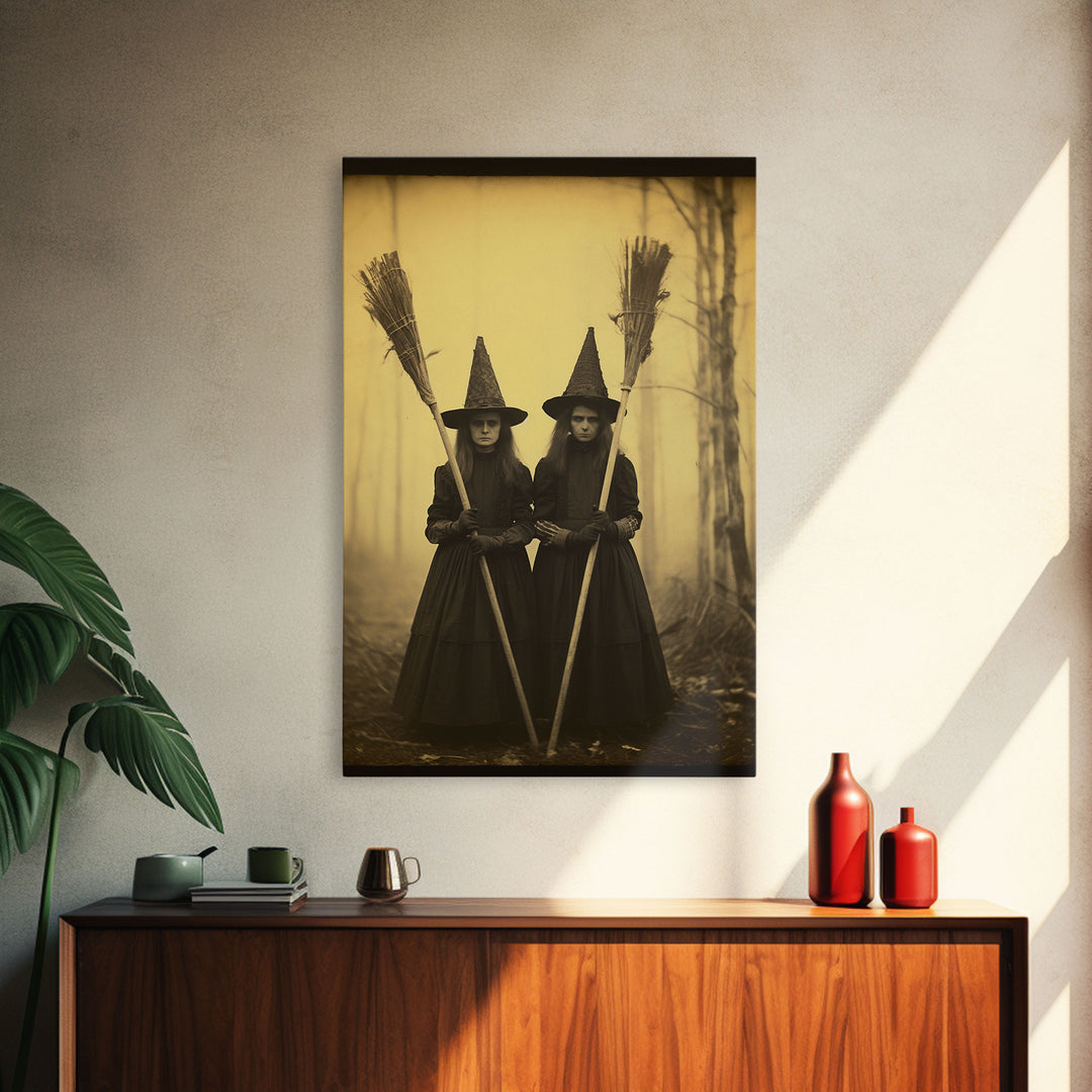 Occult Art, Witch Wall Art, Creepy Wall Art, Halloween Wall Art, Horror Art, Canvas Print, Wall Art, Vertical Print, Home Decor, Wall Decor