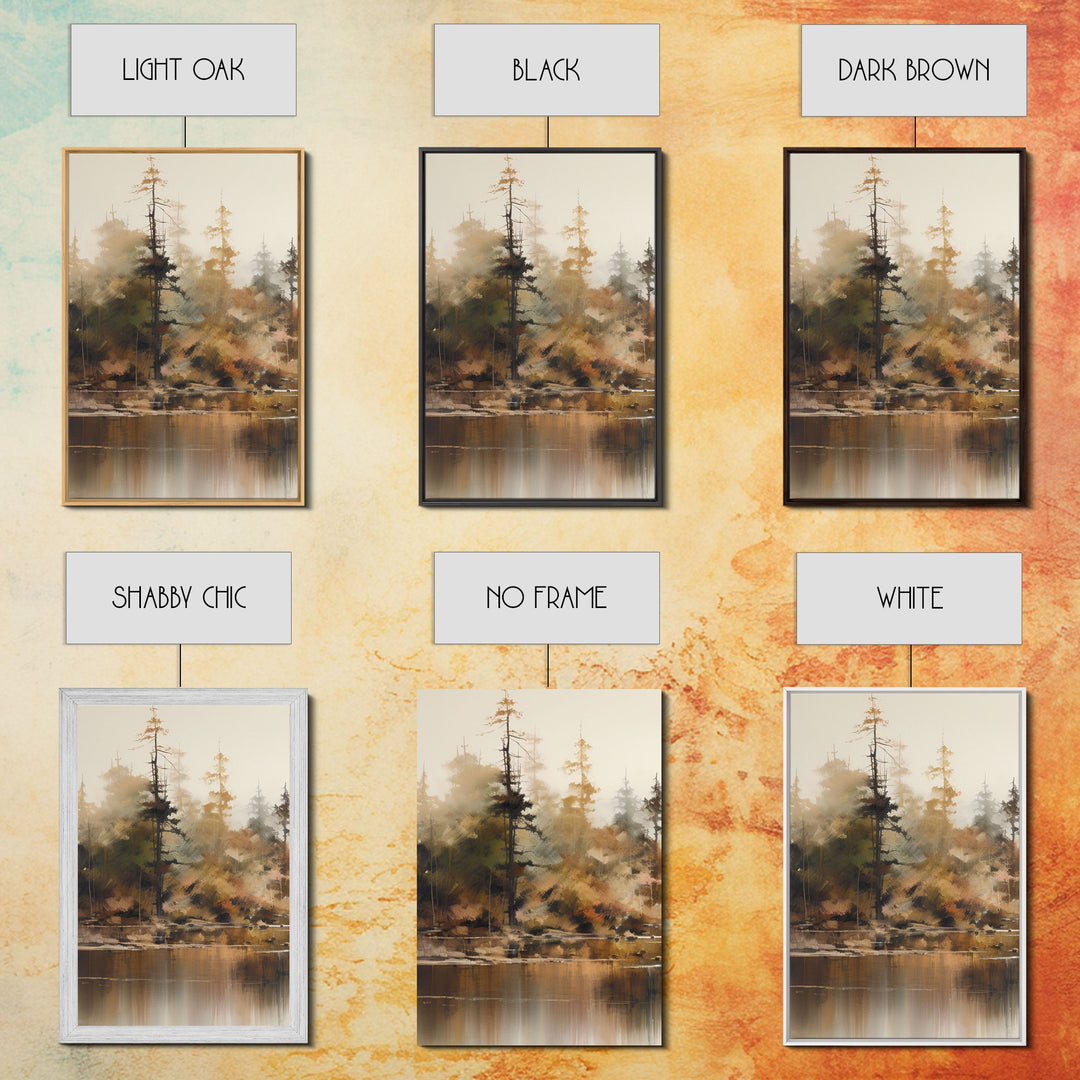 Beautiful 3 Piece Wall Art Canvas Print Set, Landscape Painting, Living Room Decor, Office Art, Wall Decor, Landscape Moody Landscape