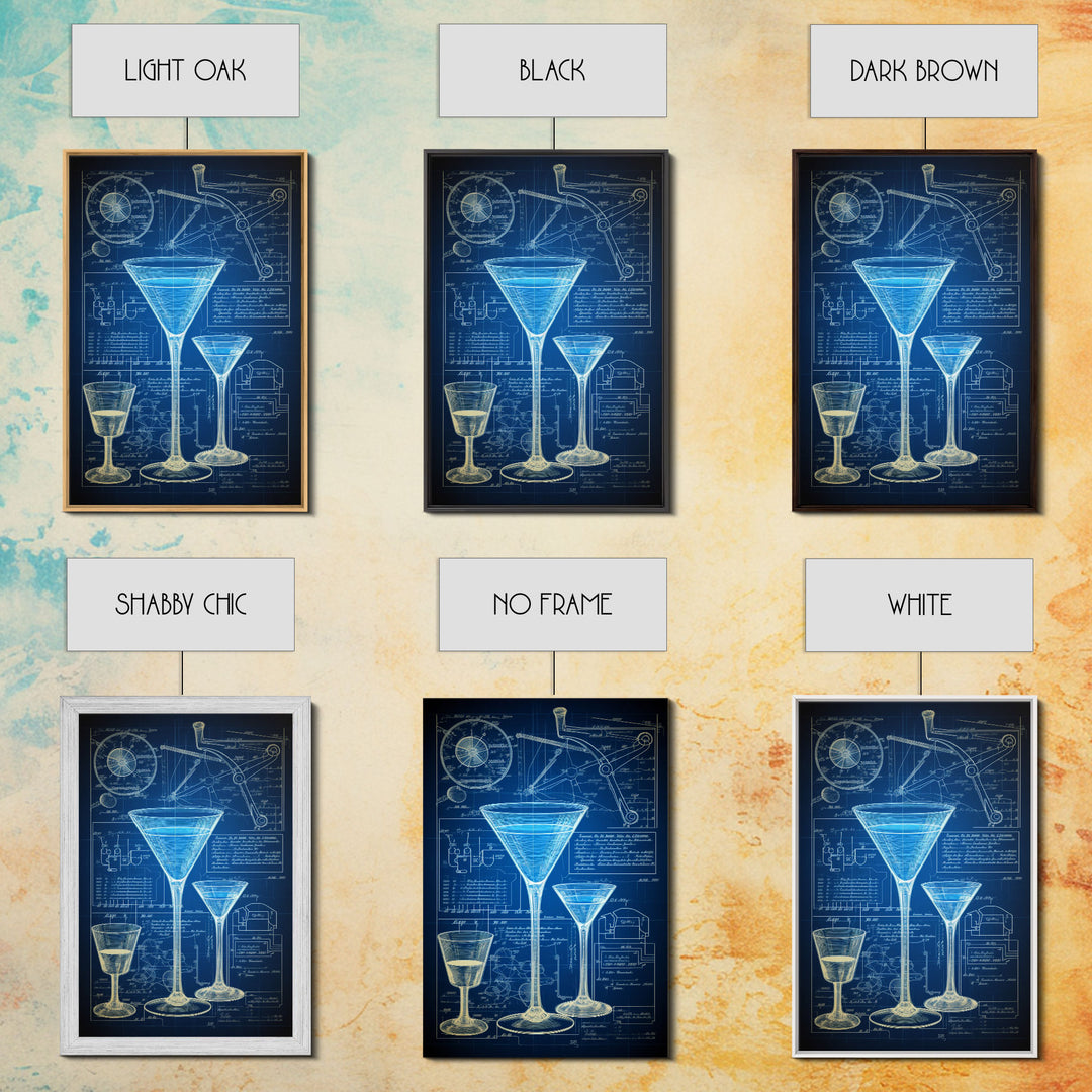 Cocktail Wall Art, Bar Cart Art, Watercolor Cocktail, Canvas Print, Wall Art, Vertical Art, College Dorm Decor, Best Friend Gifts, RV Decor