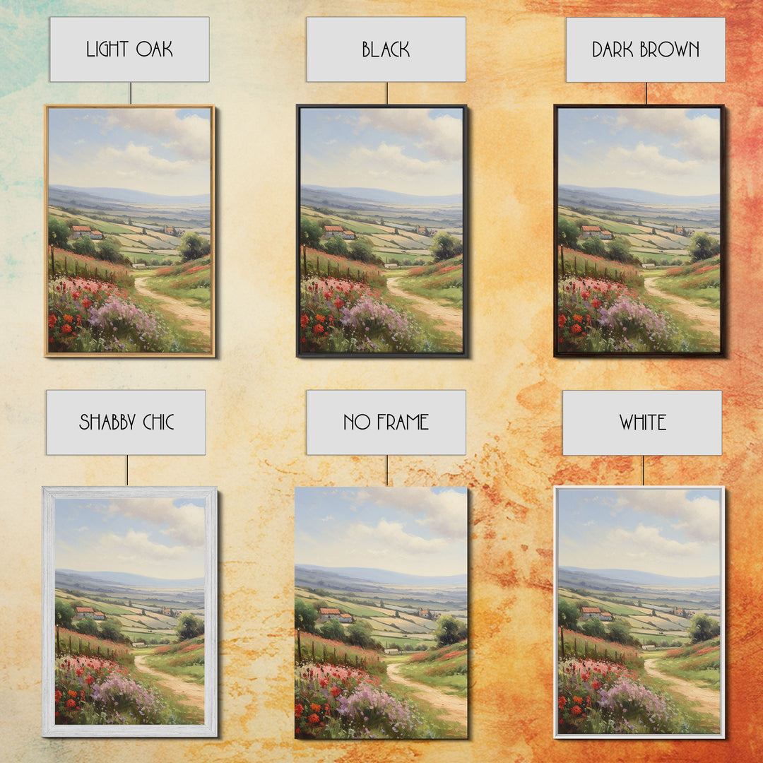 French Country Gallery Wall Art Set | Vintage Living Room Decor | Collection of 3 | French Countryside | Minimalist Farmhouse Decor